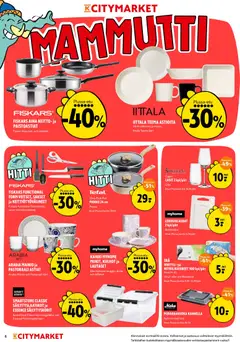K-Citymarket-mainoslehti voimassa 18.05.2026 alkaen | Sivu: 6 | Tuotteet: Säilytyslaatikot, Sakset, Keitto