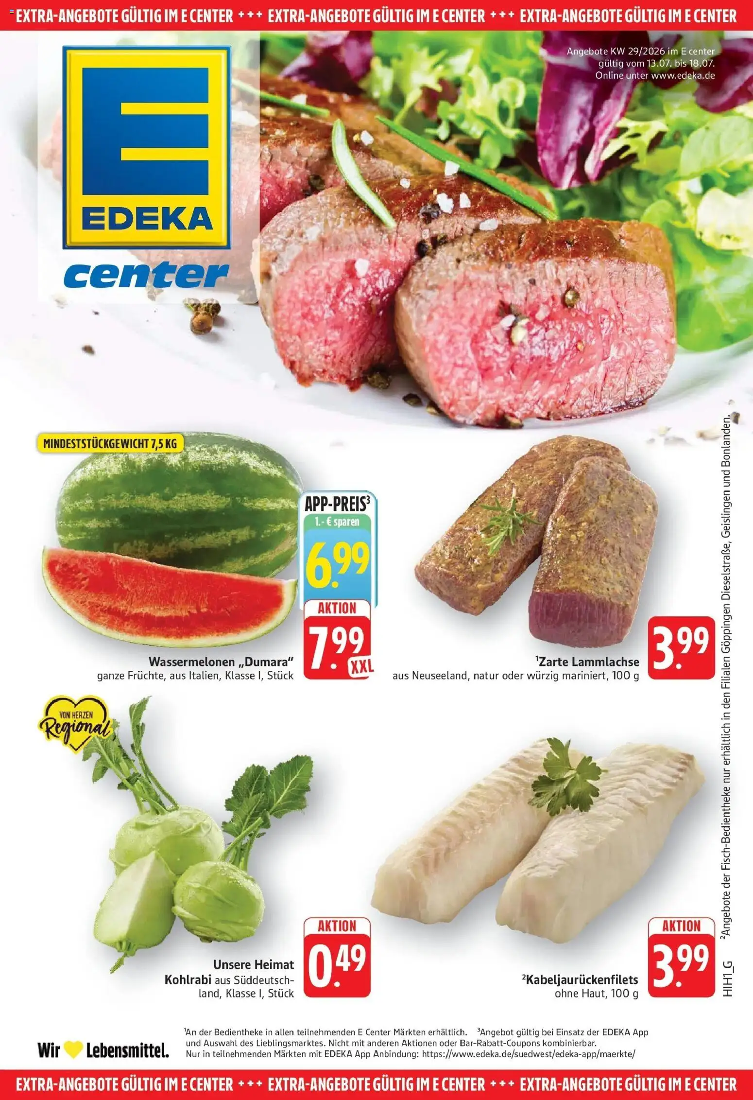 Edeka prospekt Göppingen – gültig ab 13.07.2026 | Seite: 25 | Produkte: Kohlrabi