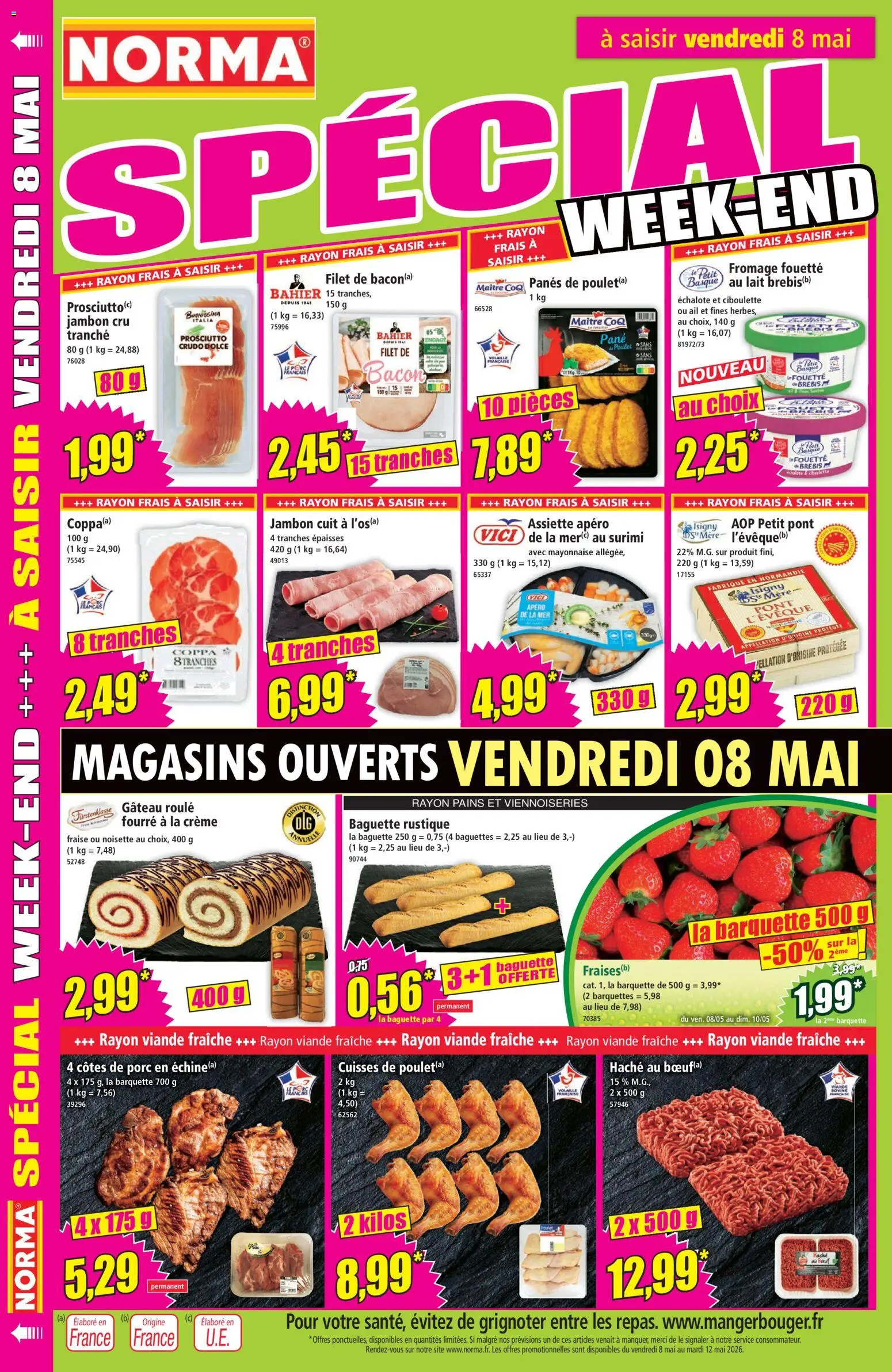 {H1} | Page: 12 | Produits: Fraise, Volaille, Fromage, Jambon