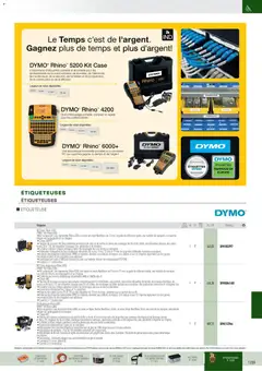 Rexel - Prévisualisation de Rexel EPI, mesure, outillage, fixations et consommables valide à partir de 01.09.2025 | Page: 130 | Produits: Imprimante, Clavier, Câble, Étiqueteuse