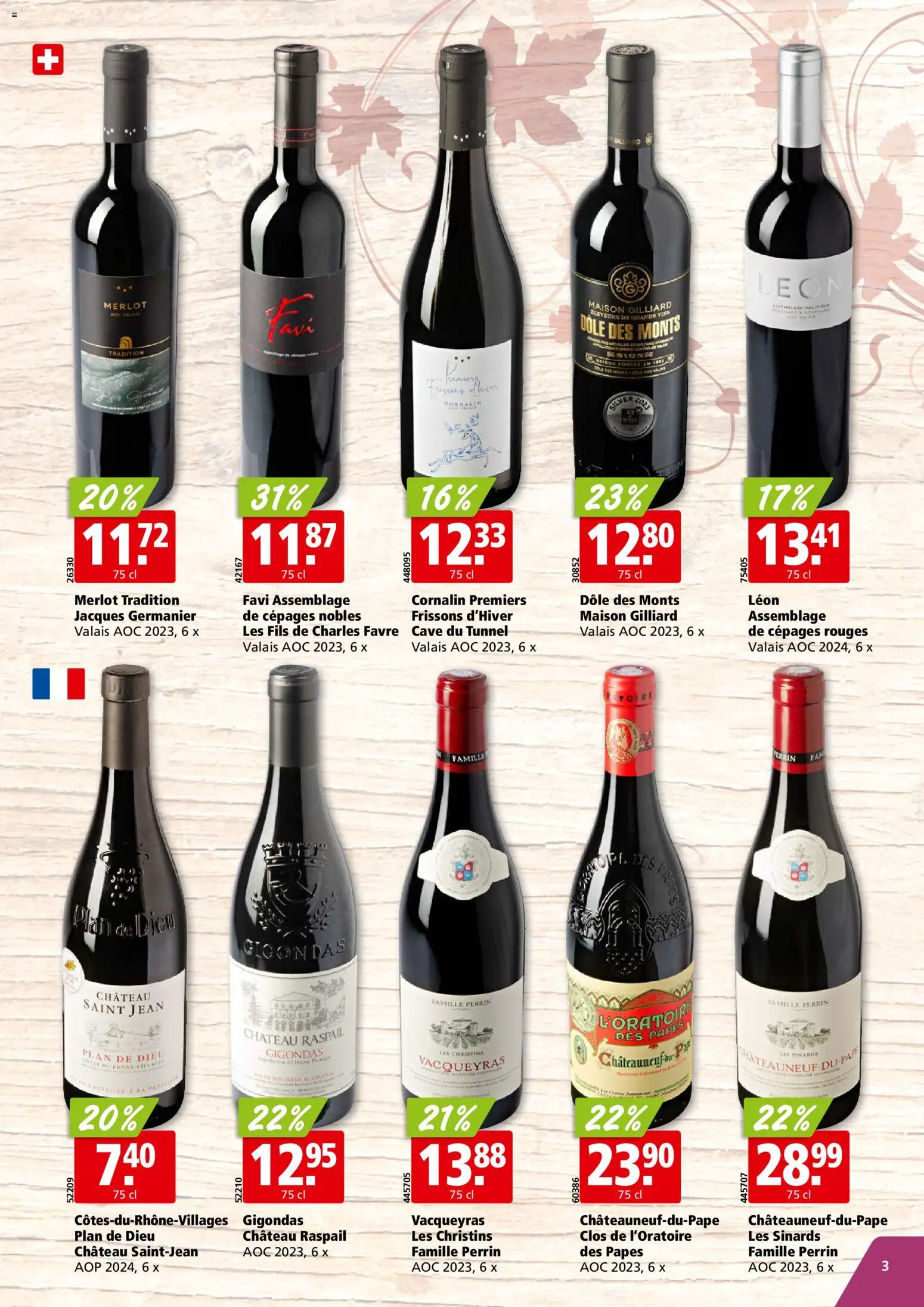 Aligro aktionen Vins Chavannes – gültig ab 21.09.2026 | Seite: 3 | Produkte: Merlot