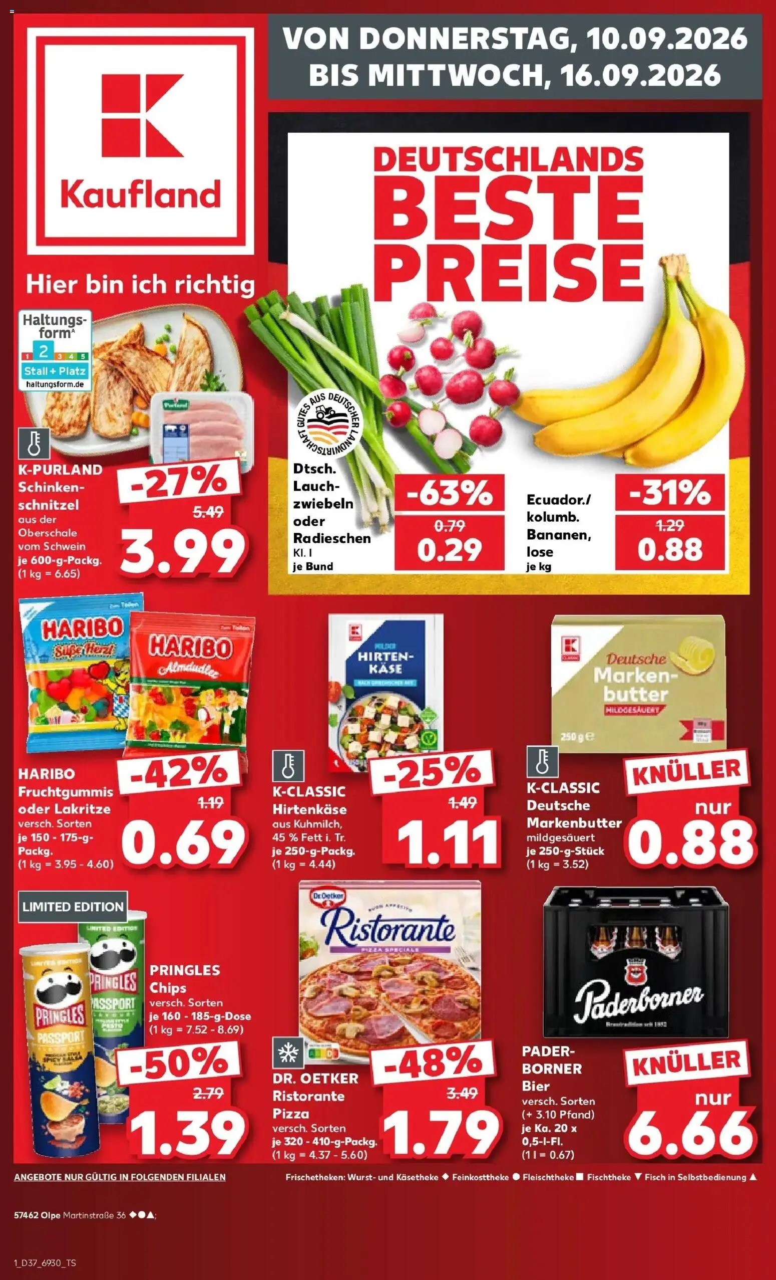 Prospekt Kaufland ab 07.09.2026 » Angebote Online zum Blättern | Seite: 10 | Produkte: Haribo, Bier, Schinken, Pringles