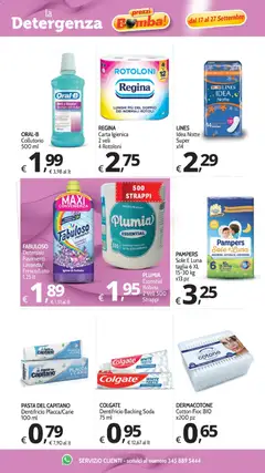 Anteprima del volantino Primo Prezzo volantino valido a partire dal 17/09/2026 | Pagina: 20 | Prodotti: Dentifricio, Collutorio, Pasta, Pampers