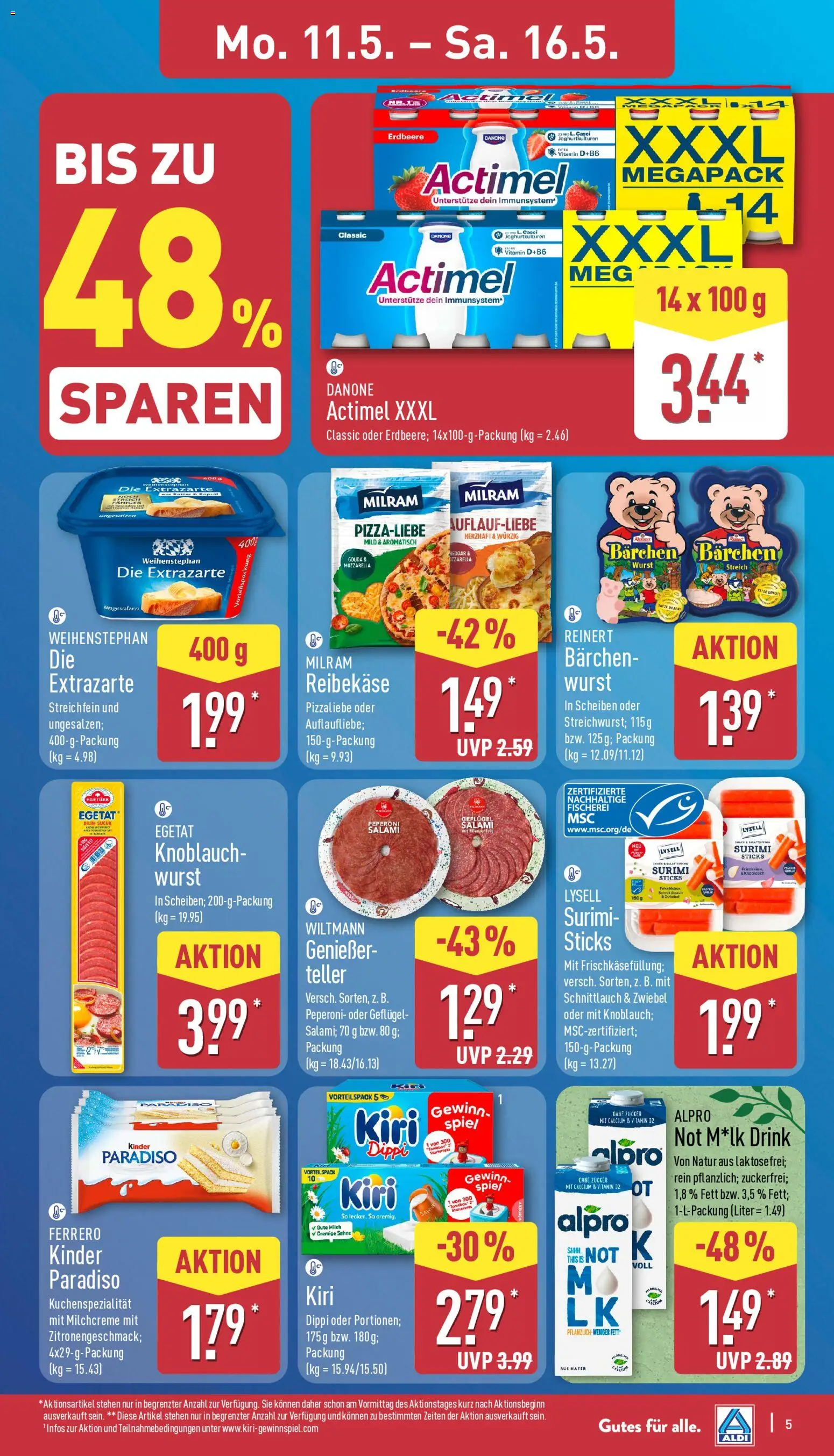 Aldi Prospekt 	 – gültig ab 11.05.2026 | Seite: 5