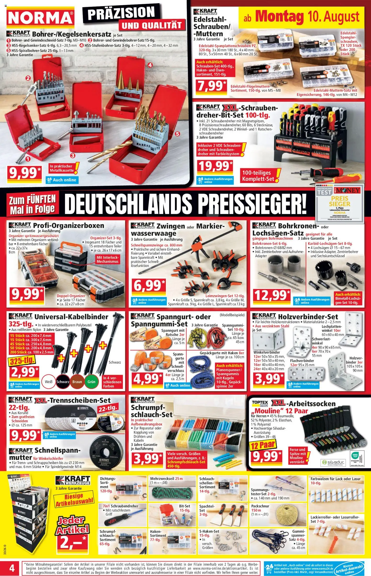 Norma Prospekt – gültig ab 10.08.2026 | Seite: 4 | Produkte: Adapter