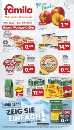 Famila Nordwest Prospekt ab 06.07.2026 gültig