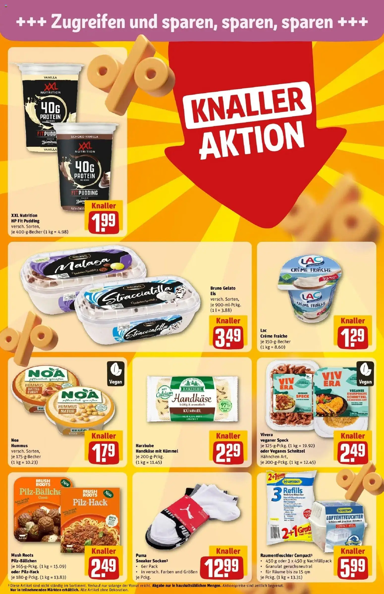 REWE Prospekt ab 31.08.2026 zum Blättern » Angebote | Seite: 18 | Produkte: HP, Hahnchen, Dattel, Hummus