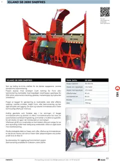 Forhåndsvisning av Felleskjøpet Igland produktkatalog 2025-2026 gyldig fra 01.01.2025 | Side: 63 | Produkter: Kontakt, Kobling, Vekt, Vifte