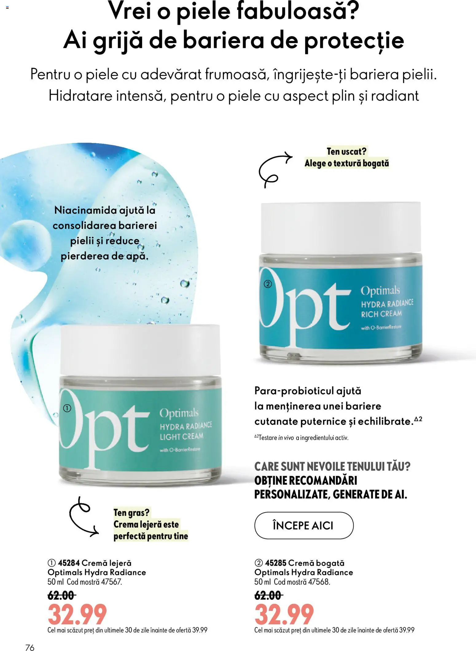 Noul catalog Oriflame – valabil de la 09.09.2026 | Pagină: 76 | Produse: Cremă