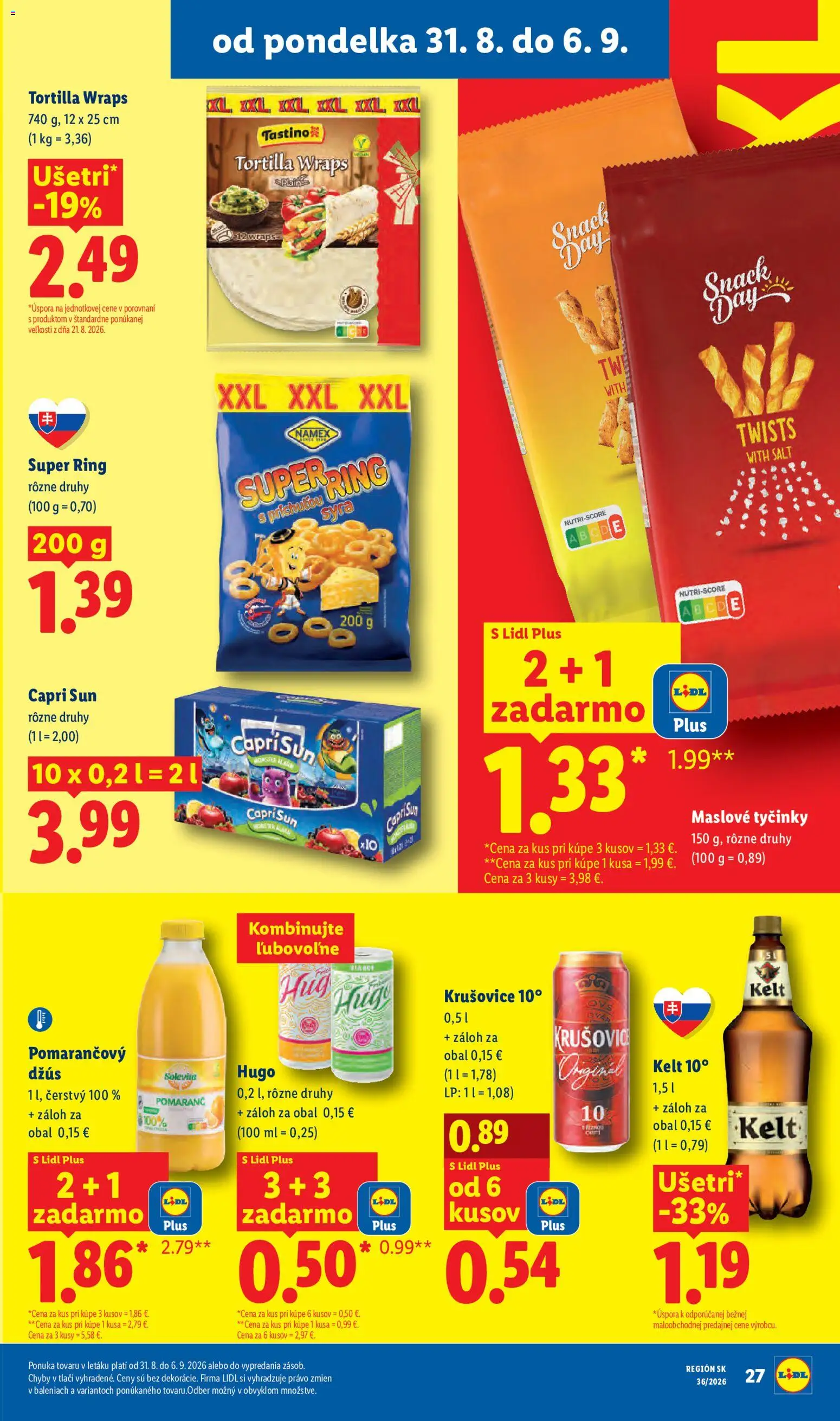 Nové Lidl akcie – leták je platný od 31.08.2026 | Strana: 35