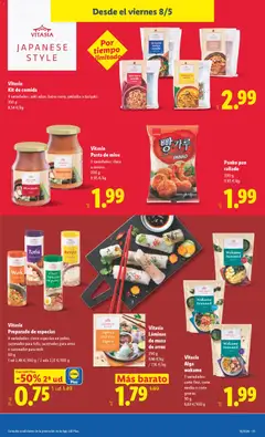 Vista previa Vitasia Láminas de masa de arroz, 250 g válido desde el 04.05.2026 | Página: 37 | Productos: Pan, Pasta, Sazonador, Σανίδα
