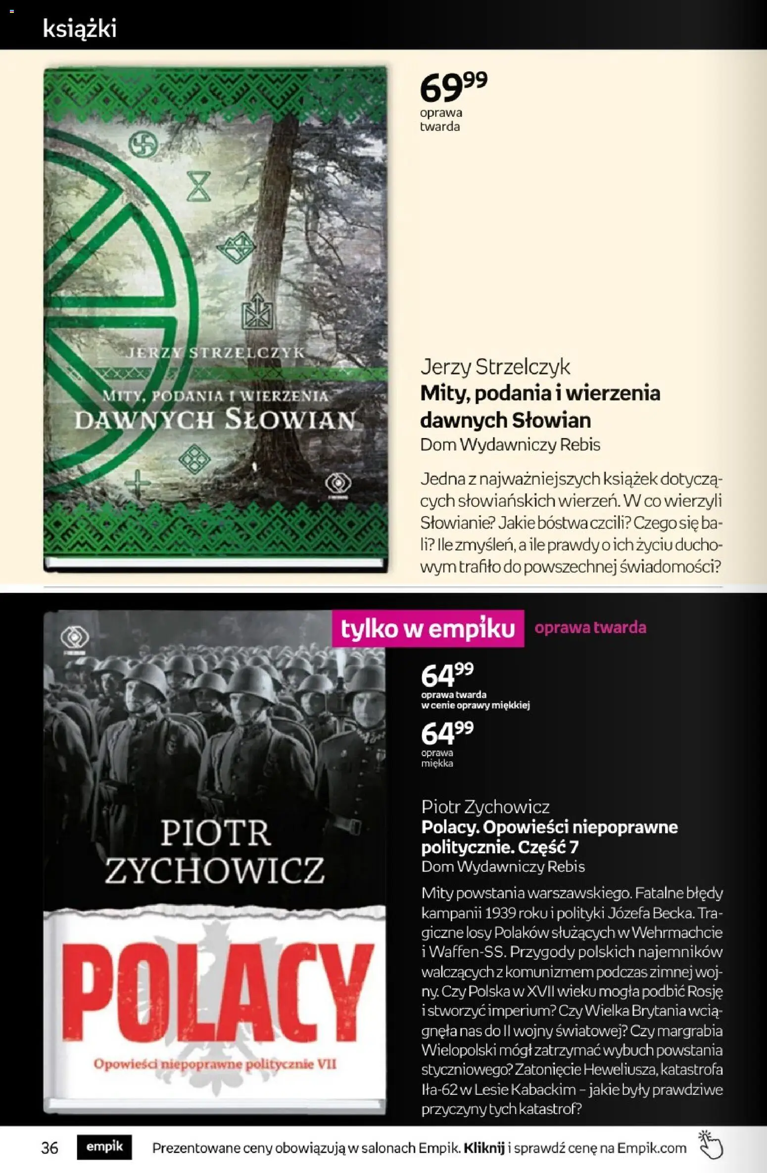 Empik promocje - Tom kultury Książki od 12.08.2026 | Strona: 36 | Produkty: Książki