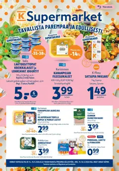 K-Supermarket-mainoslehti voimassa 14/09/2026 alkaen