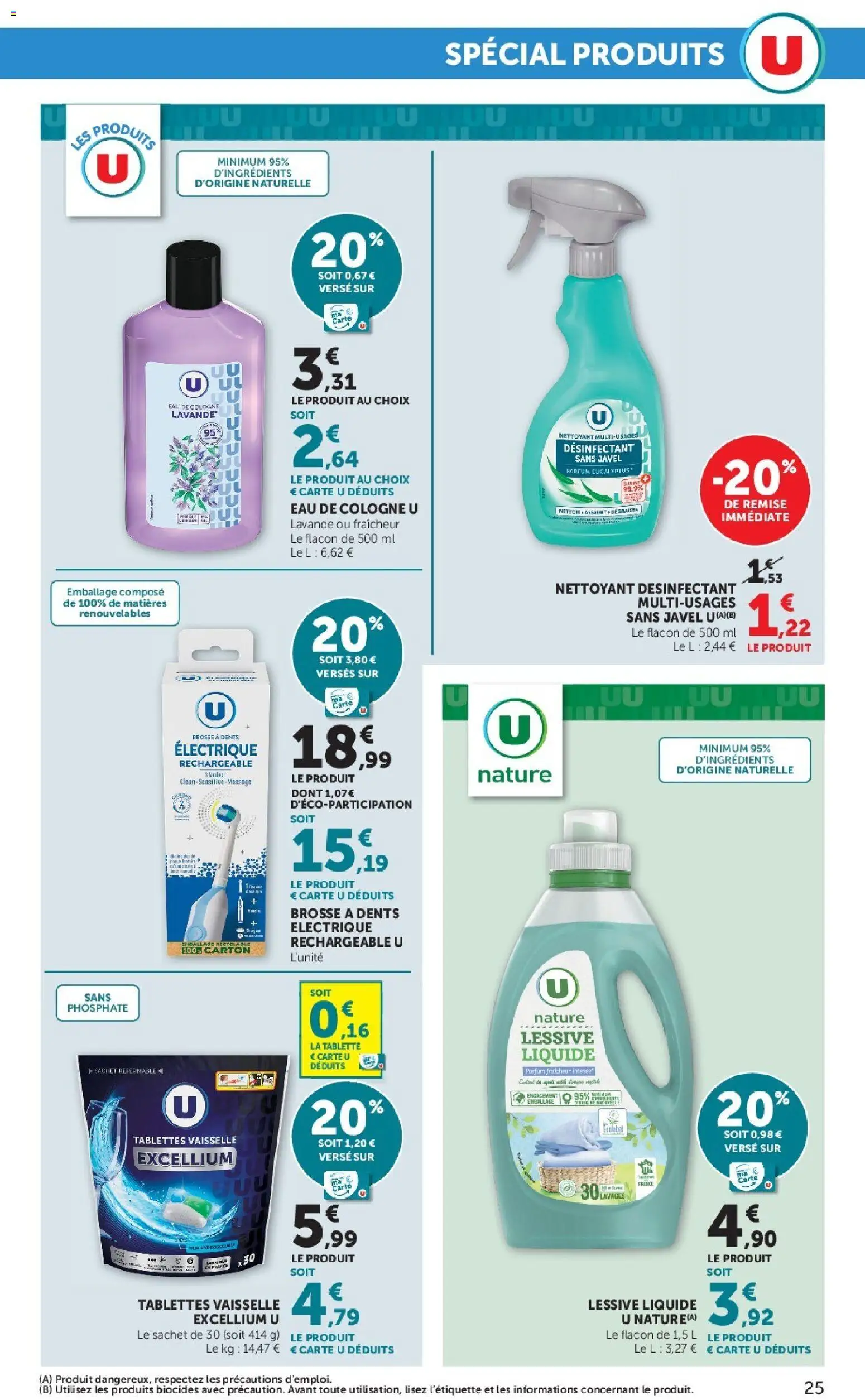 {H1} | Page: 25 | Produits: Eau de cologne, Parfum, Lessive Liquide, Brosse à dents