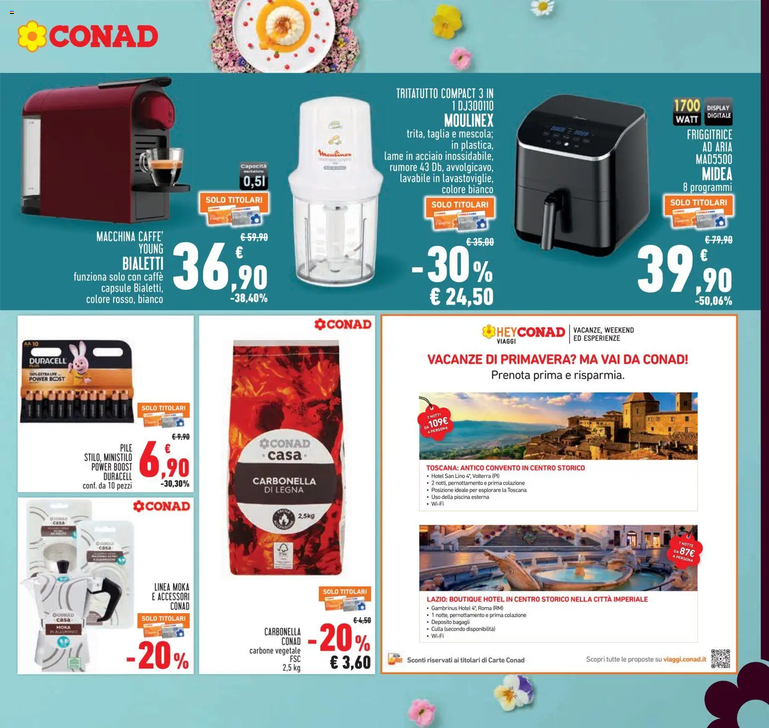 Volantino Conad del 26.03.2026 | Pagina: 23 | Prodotti: Caffè, Tritatutto, Alluminio, Friggitrice