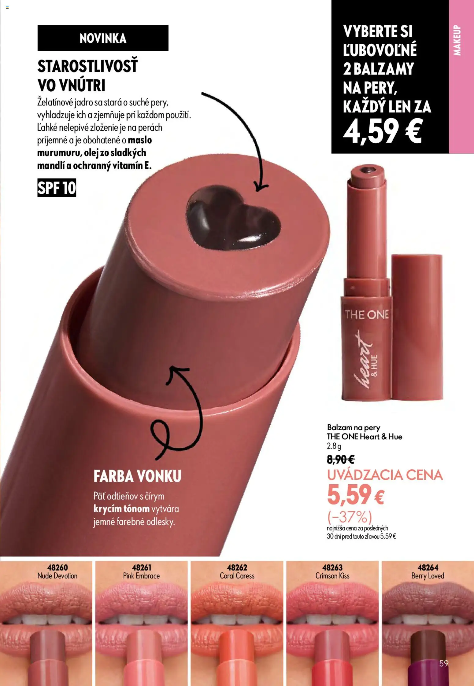 Nové Oriflame akcie – leták je platný od 19.08.2026 | Strana: 59 | Produkty: Maslo, Olej