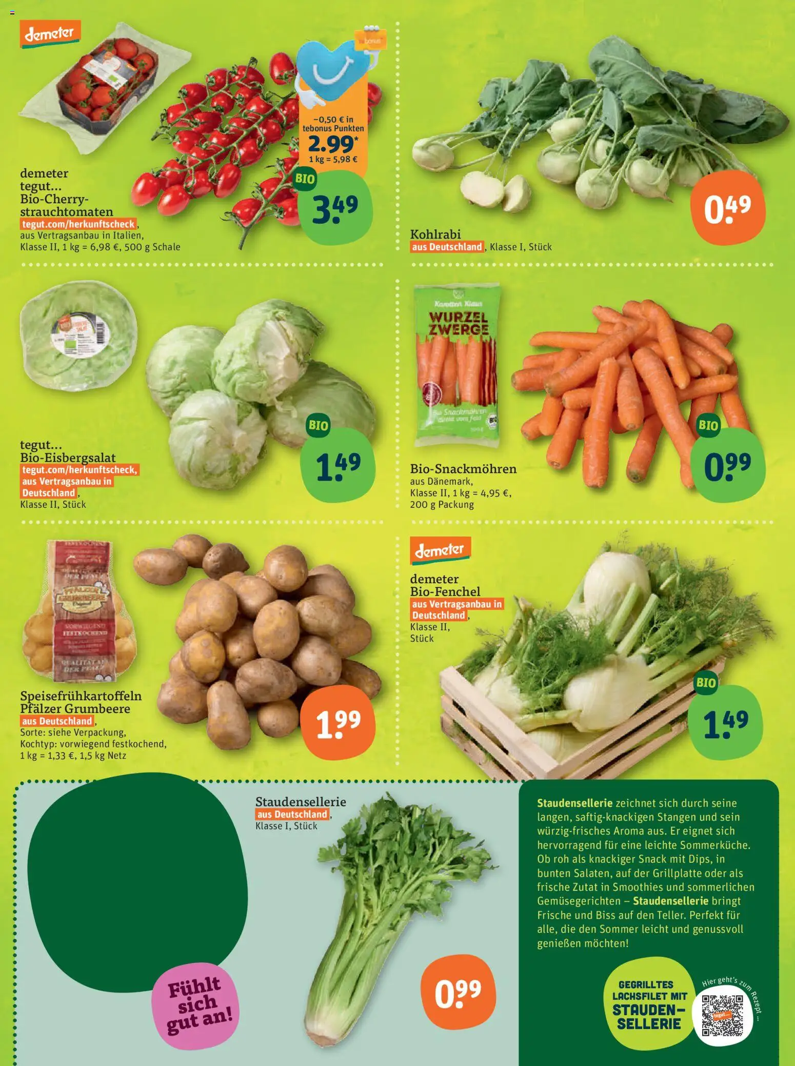 Tegut Prospekt – gültig ab 20.07.2026 | Seite: 4 | Produkte: Kohlrabi