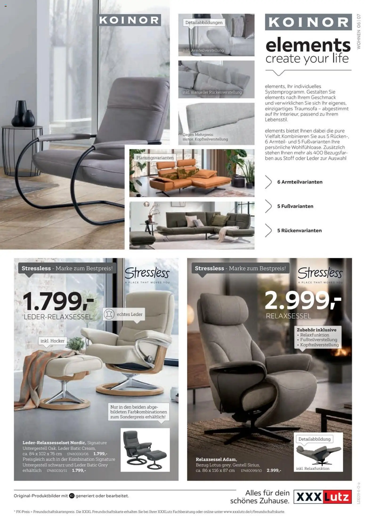 XXXLutz Last-Minute-Preis – gültig ab 19.09.2026 | Seite: 7 | Produkte: Hocker, Relaxsessel