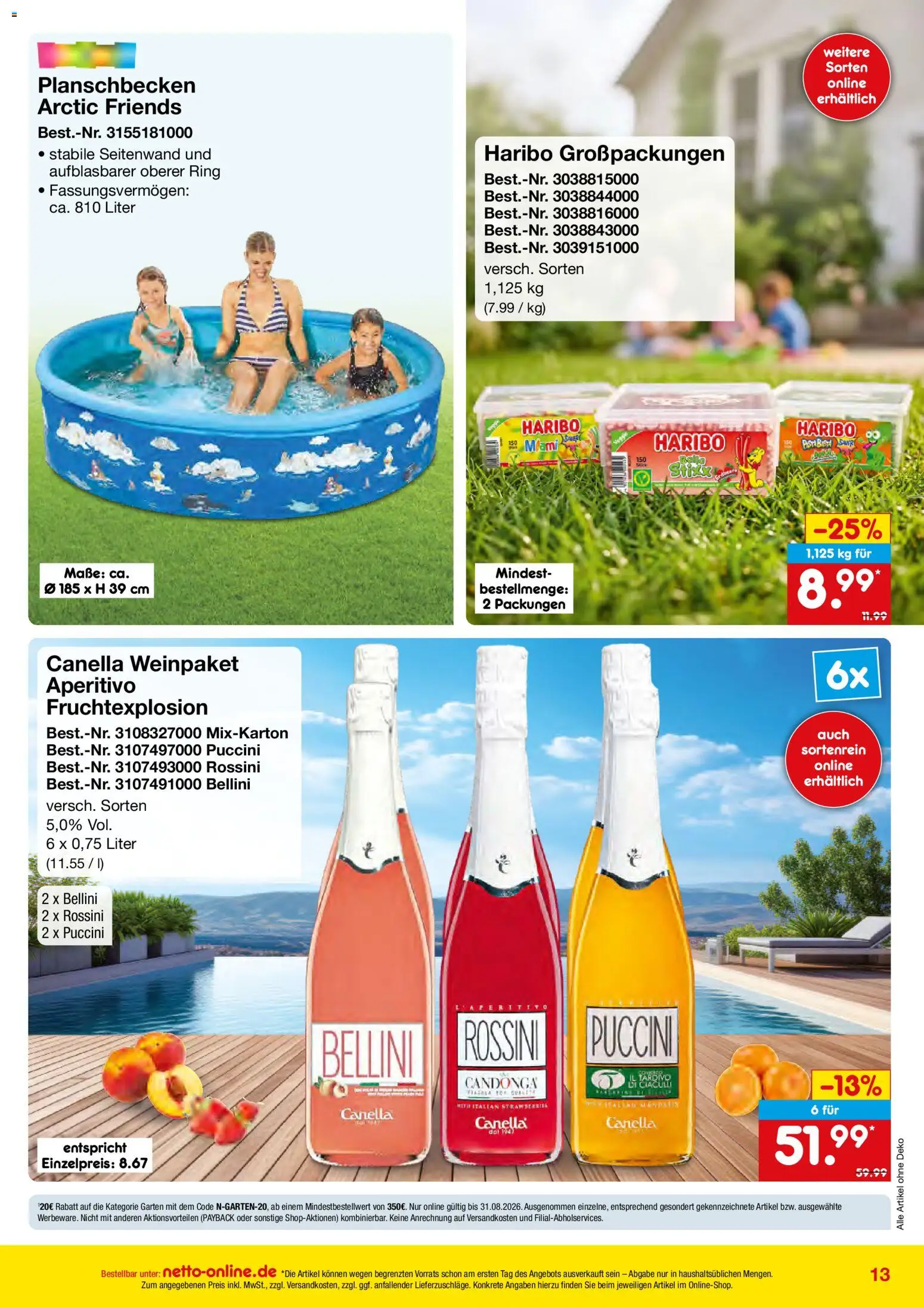 Netto Marken-Discount Online-Angebote August – gültig ab 01.08.2026 | Seite: 13 | Produkte: Haribo