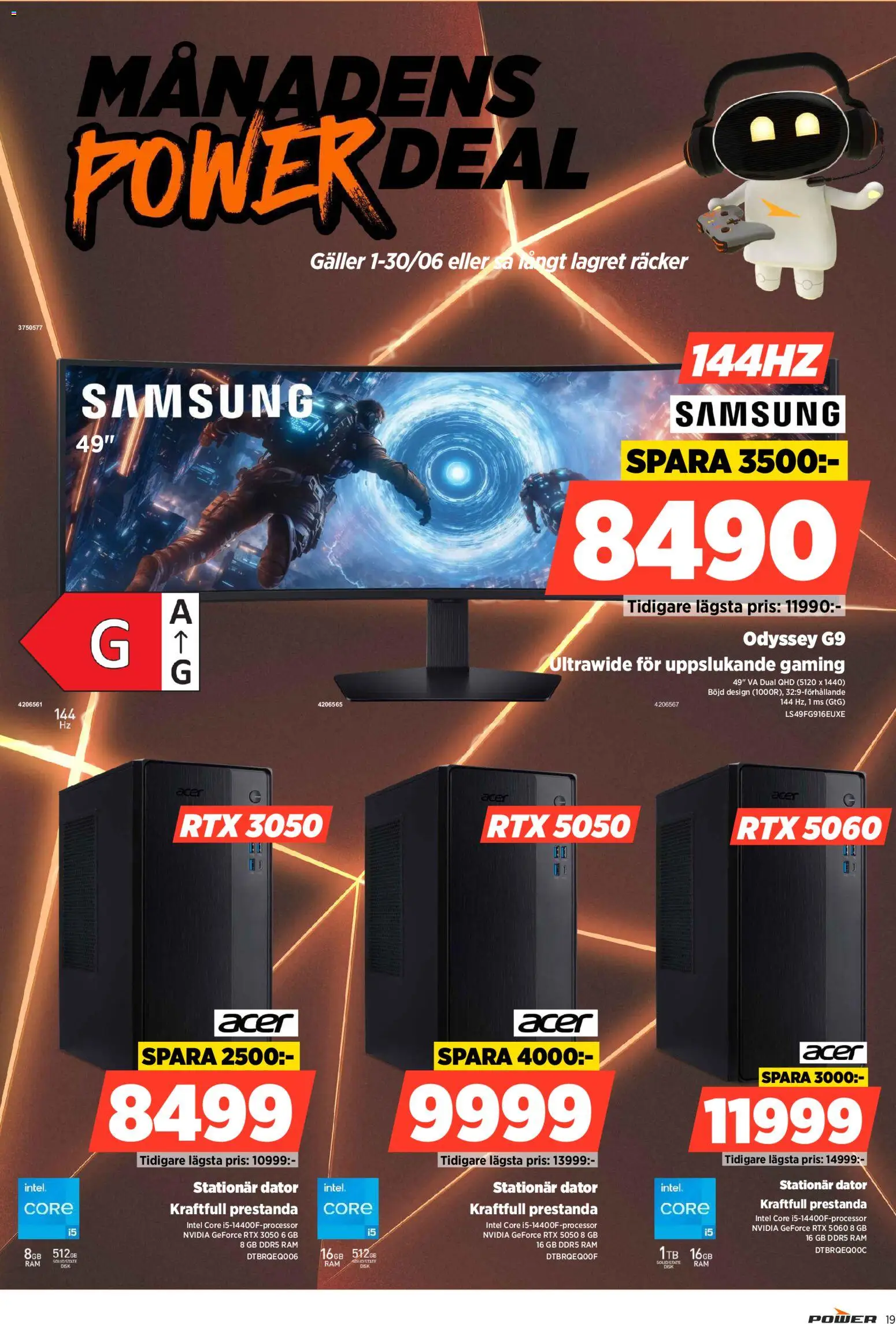 Power reklamblad aktuell från 01.06.2026 | Sida: 19 | Produkter: Galler, Dator