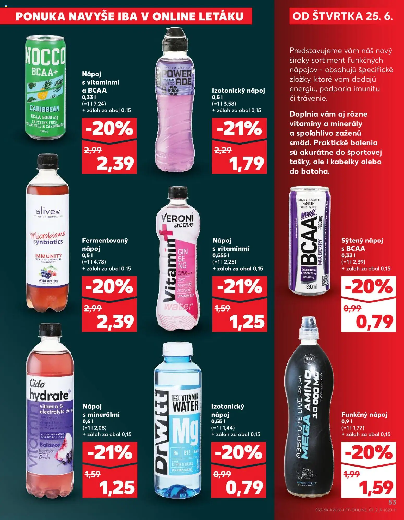 Nové Kaufland akcie – leták je platný od 25.06.2026 | Strana: 53