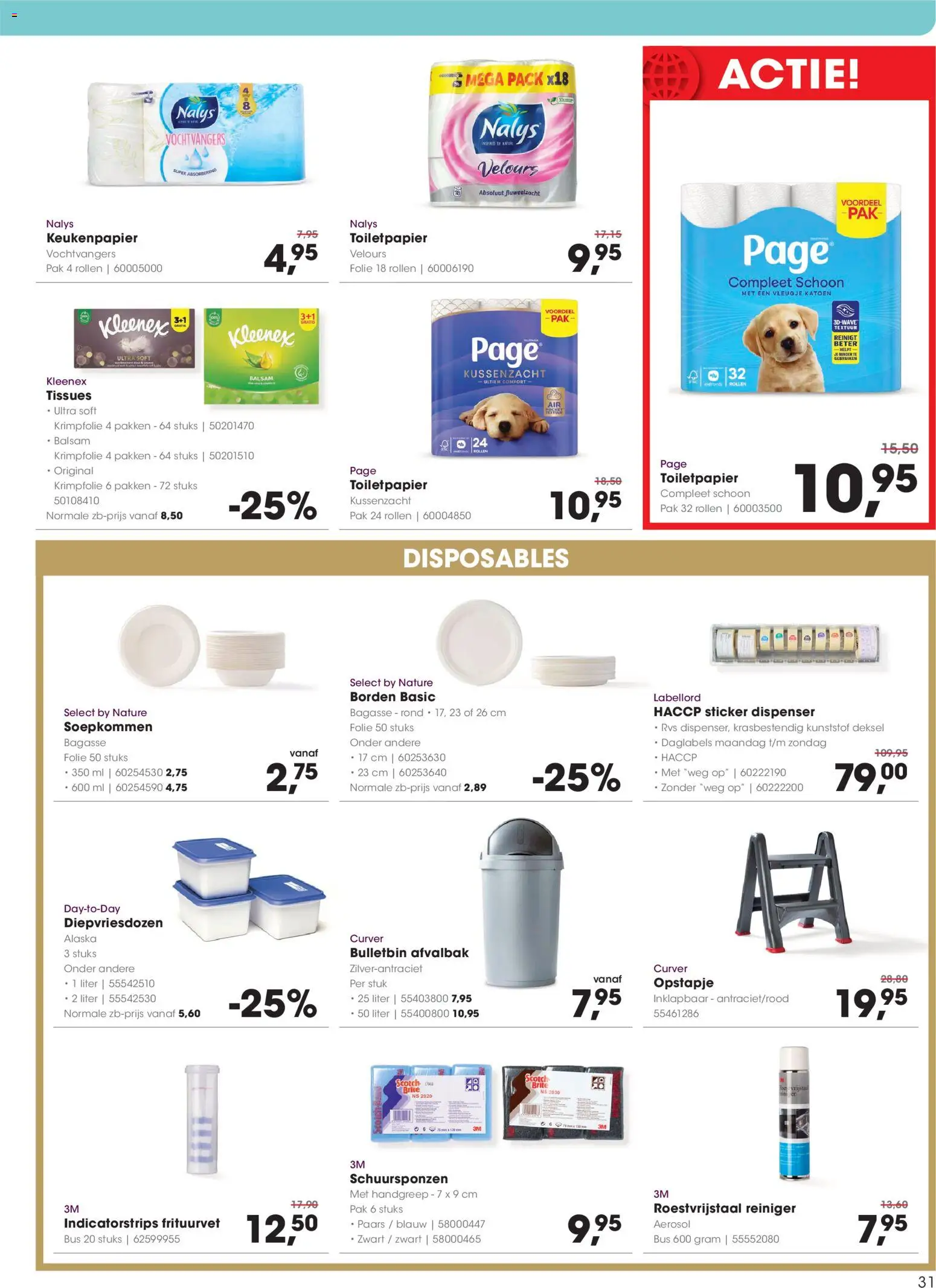 {H1} | Pagina: 31 | Producten: Velours, Keukenpapier, Tissues, Toiletpapier