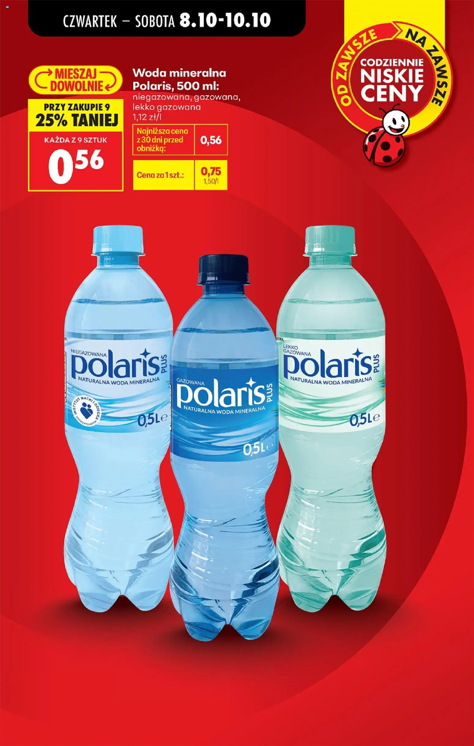 Biedronka gazetka od czwartku od 08.10.2026 | Strona: 10 | Produkty: Woda mineralna, Woda