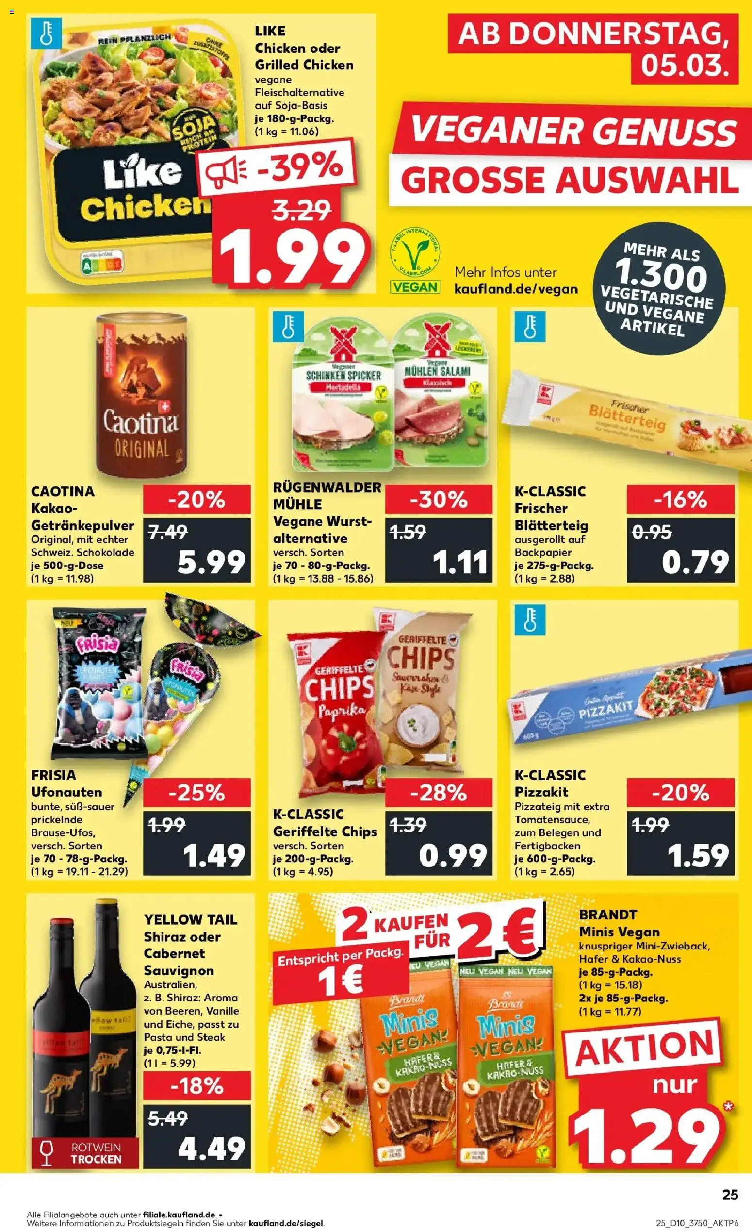 Kaufland Prospekt Lutherstadt Wittenberg	 – gültig ab 02.03.2026 | Seite: 37 | Produkte: Rotwein, Wurst, Steak, Chips
