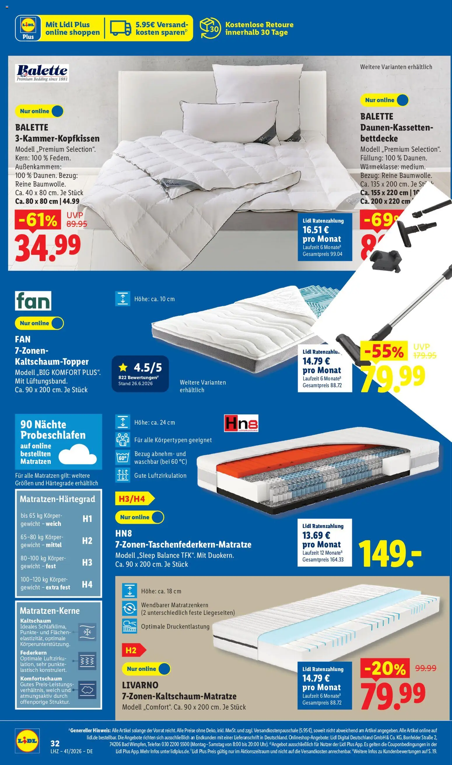 Lidl Německo leták od 05.10.2026 | Strana: 26 | Produkty: Telefon