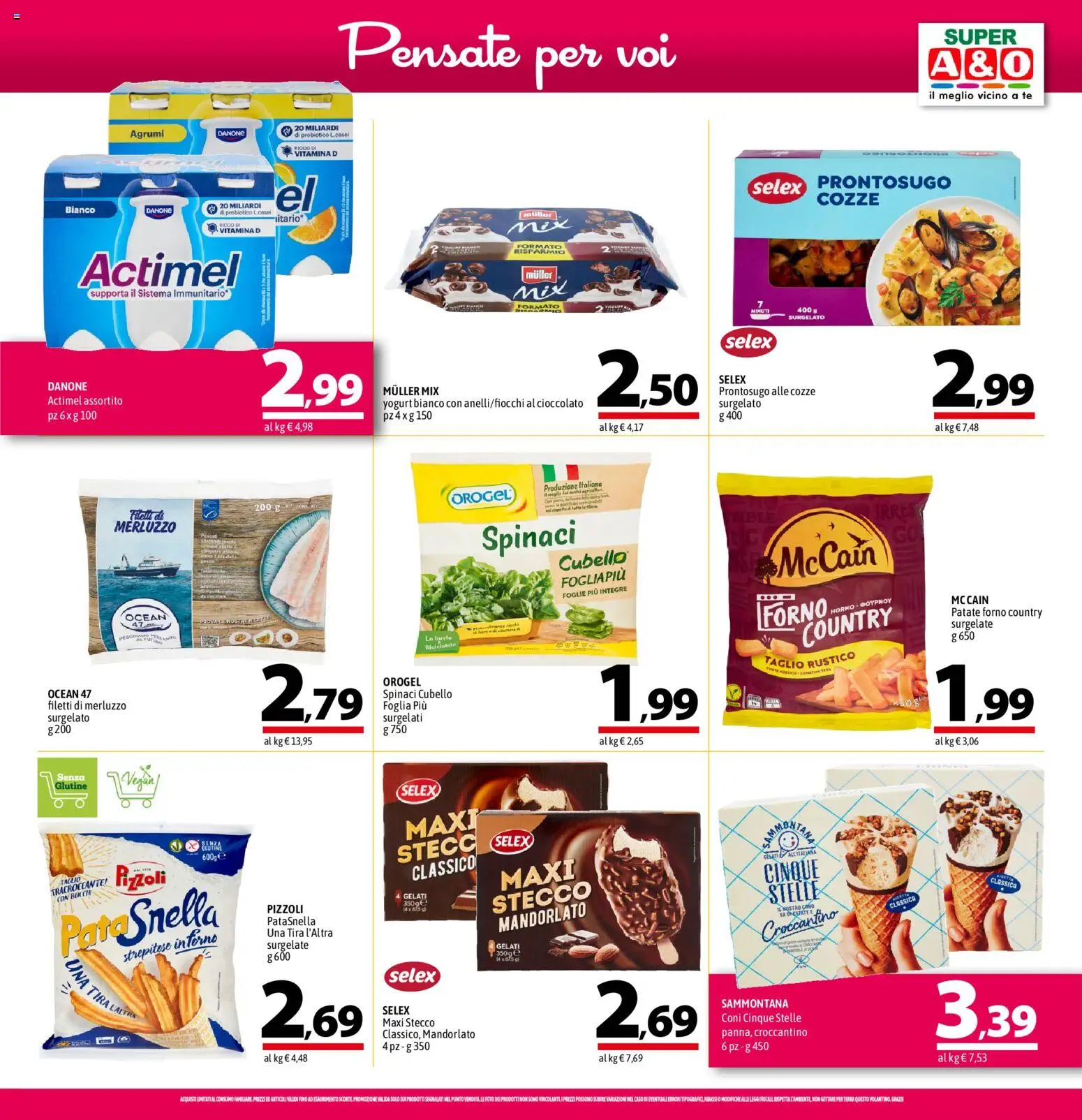 Volantino A&O del 25/06/2026 | Pagina: 7 | Prodotti: Yogurt, Agrumi, Spinaci, Forno
