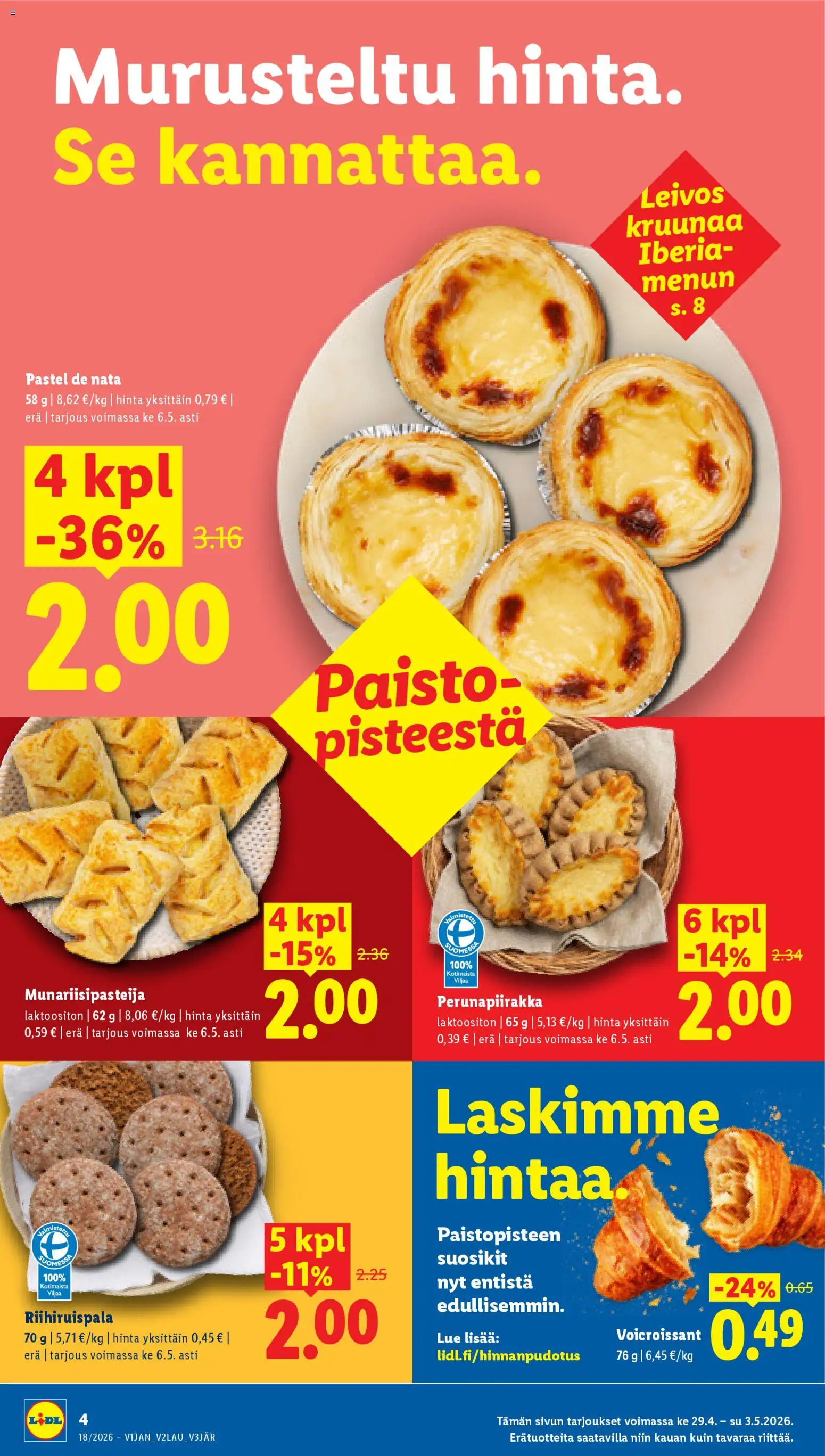 Lidl tarjoukset - Helsinki – voimassa 29.04.2026 alkaen | Sivu: 4