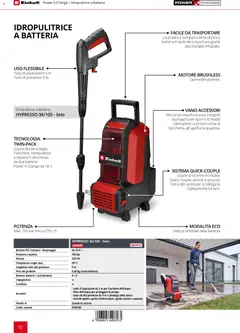 Anteprima del volantino Einhell volantino Elettroutensili  valido a partire dal 17.03.2026 | Pagina: 94 | Prodotti: Spazzola, Tubo, Batteria, Batterie