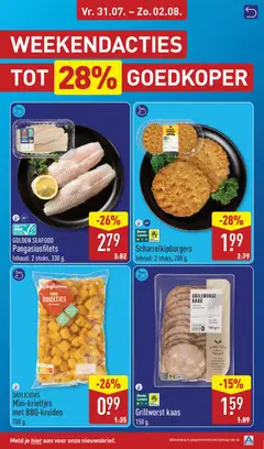 DAYLICIOUS Mini-krieltjes met BBQ-kruiden, 700 g. - Voorbeeld van een folder van Aldi, geldig van 27-07-2026 | Pagina: 45 | Producten: Kaas, Krieltjes