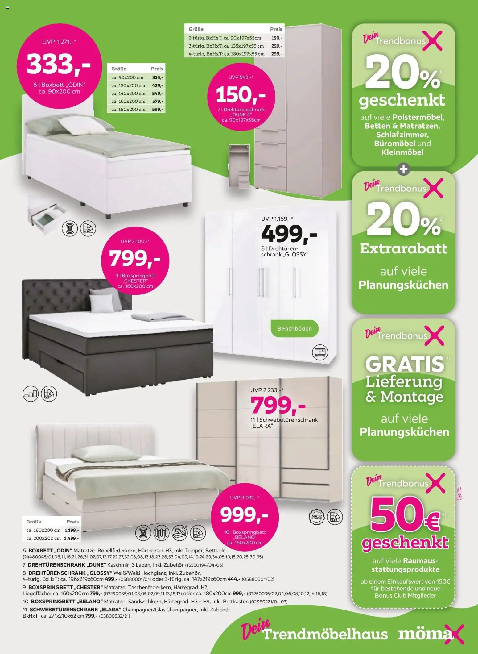 Mömax  Ansfelden von 18.08.2026 - Aktuelle Angebote | Seite: 5 | Produkte: Matratze, Schrank