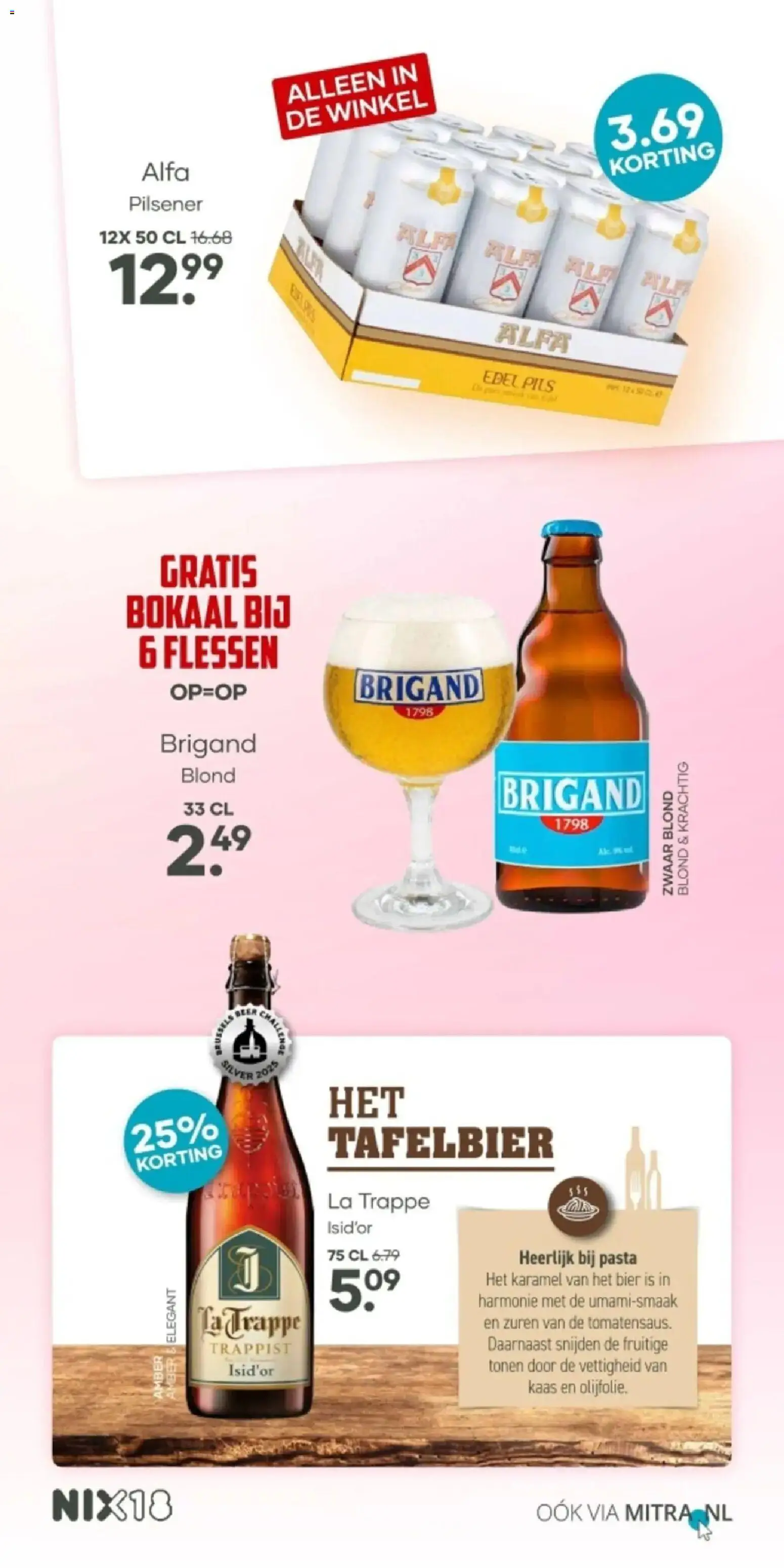Mitra folder vanaf 24-08-2026 || NIEUWE | Pagina: 15 | Producten: Kaas, Bier, Pasta, La