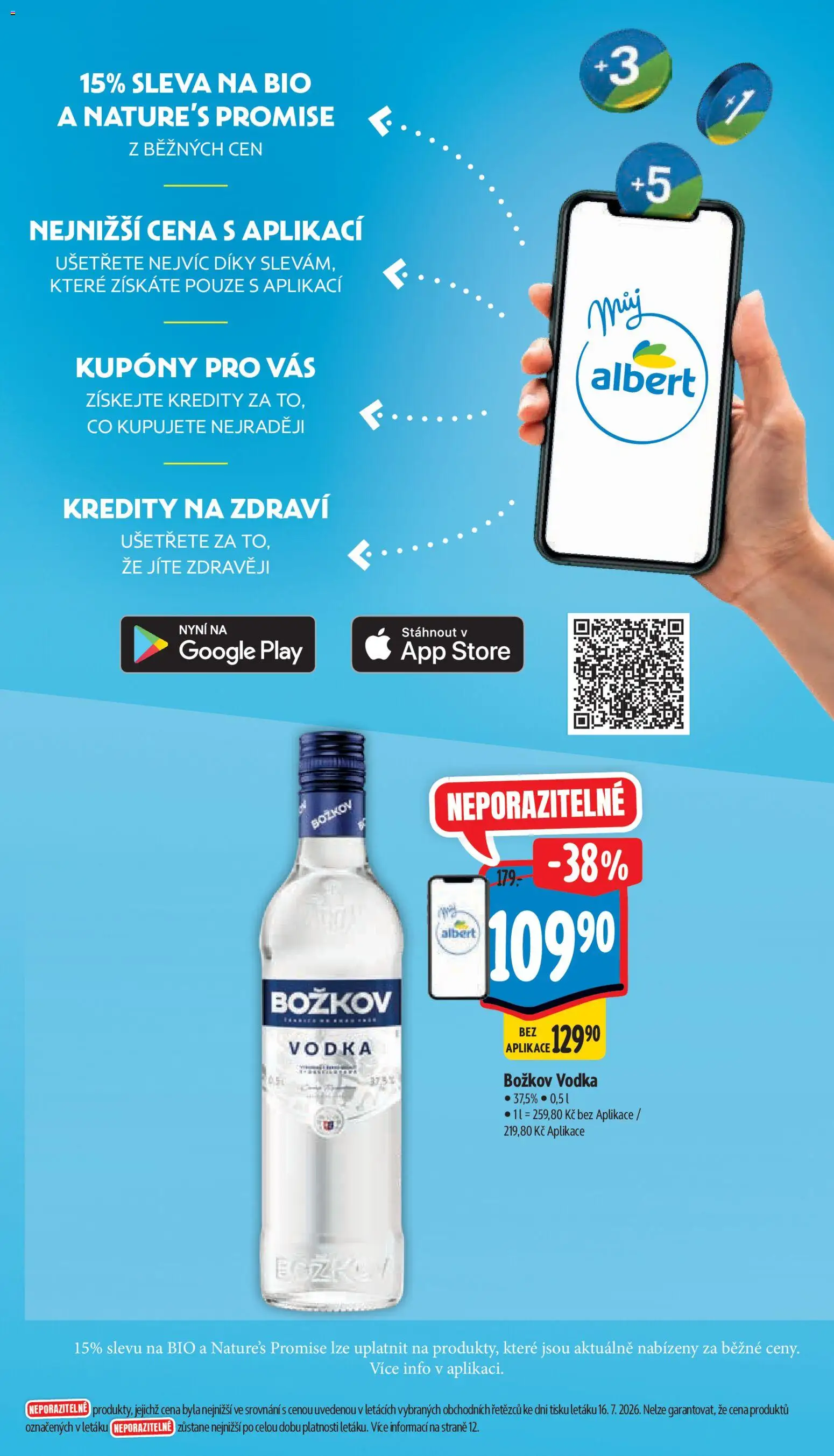 Albert leták - Supermarket - Ostrava od 22.07.2026 | Strana: 11 | Produkty: Vodka Božkov, Vodka, Božkov