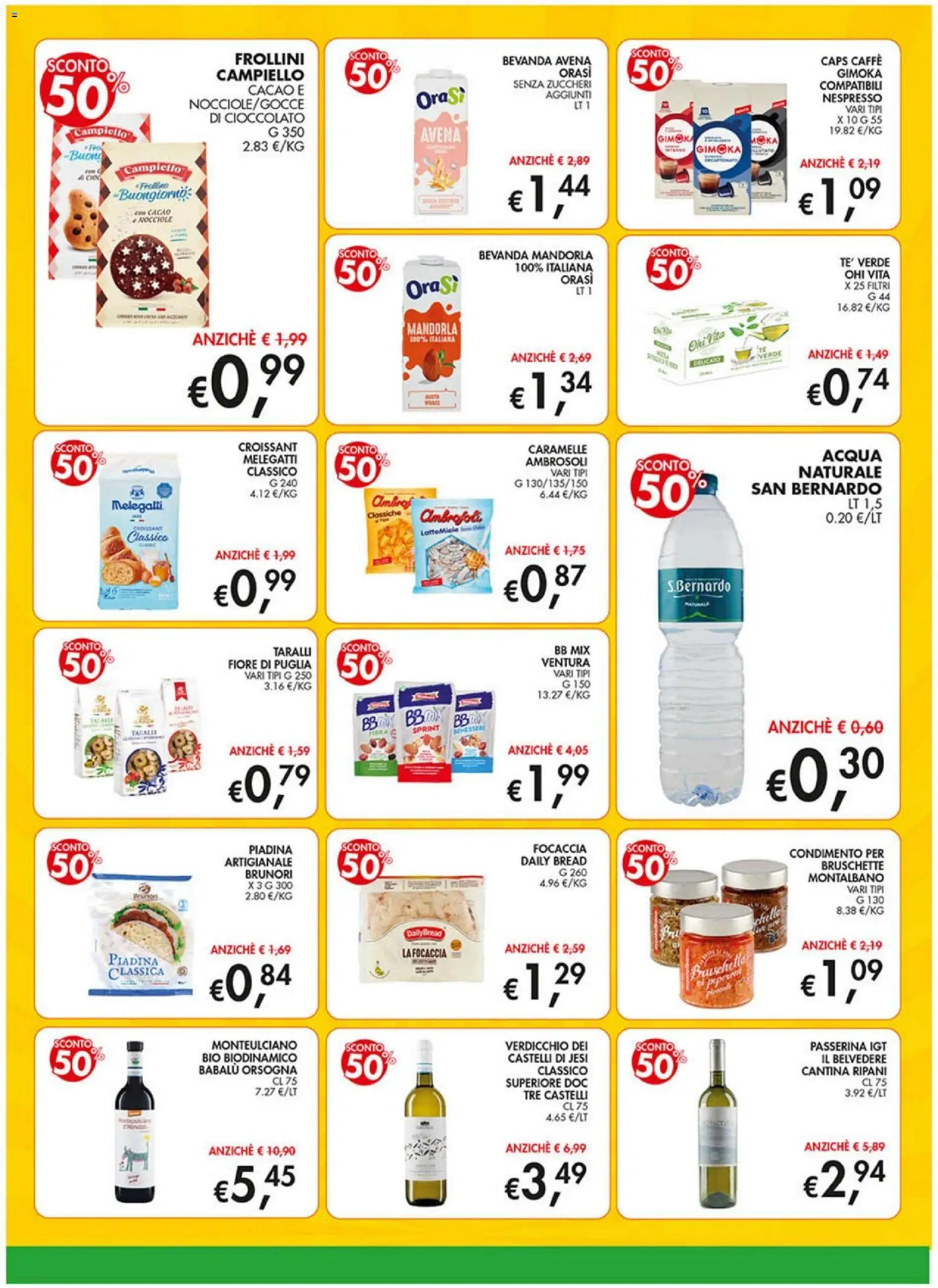 Volantino Coal del 10/09/2026 | Pagina: 3 | Prodotti: Focaccia, Nocciole, Croissant, Frollini