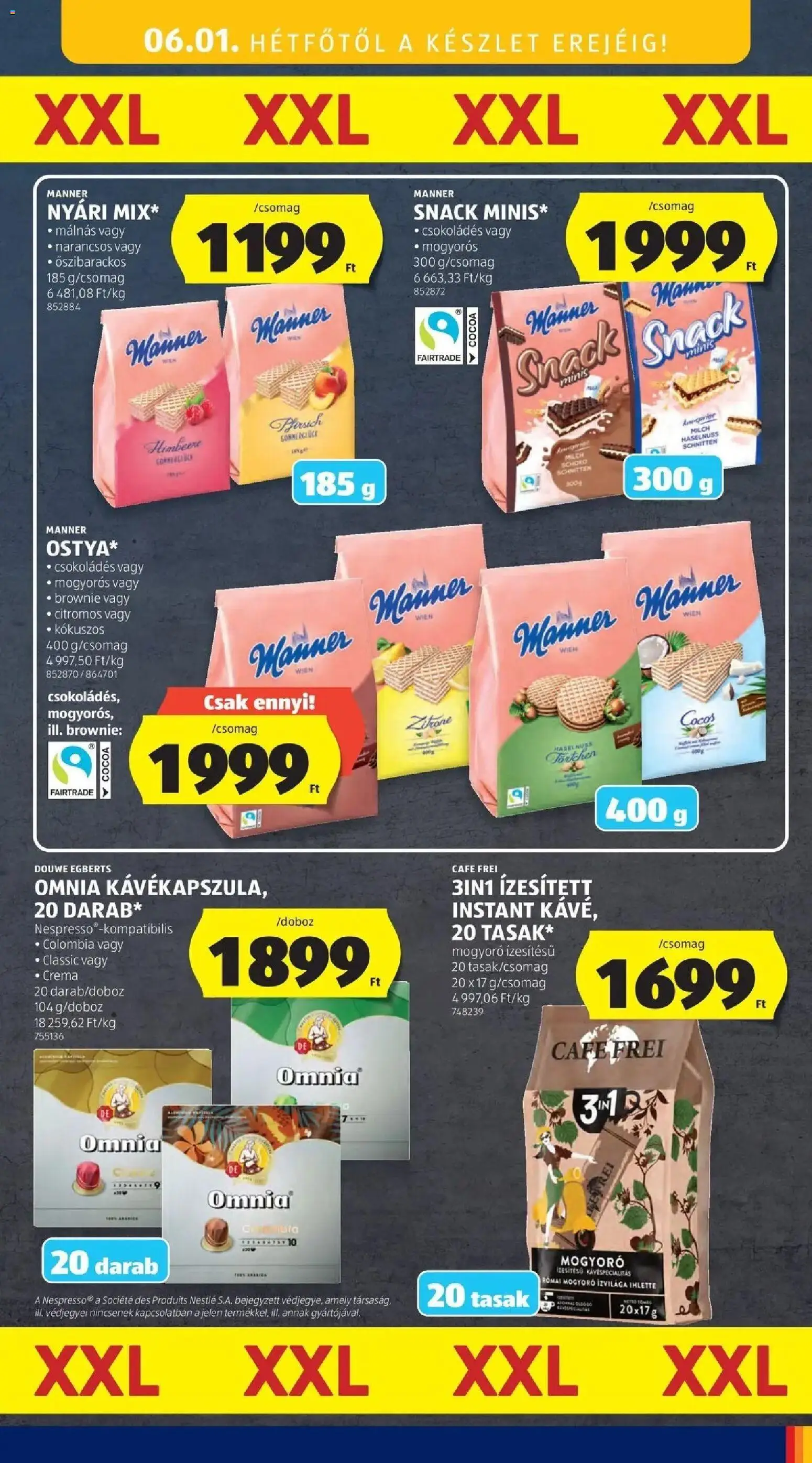 Aldi akciós ujság - amely érvényes a következő dátumtól: 28.05.2026 | Oldal: 49 | Termékek: Mogyoró, Brownie