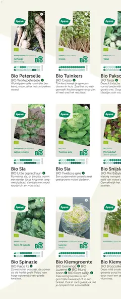 Aveve Groente- en kruidengids - Voorbeeld van een folder van Aveve, geldig van 23.02.2026 | Pagina: 40 | Producten: Kész piskótalap, Spinazie, Sla, Keukenpapier