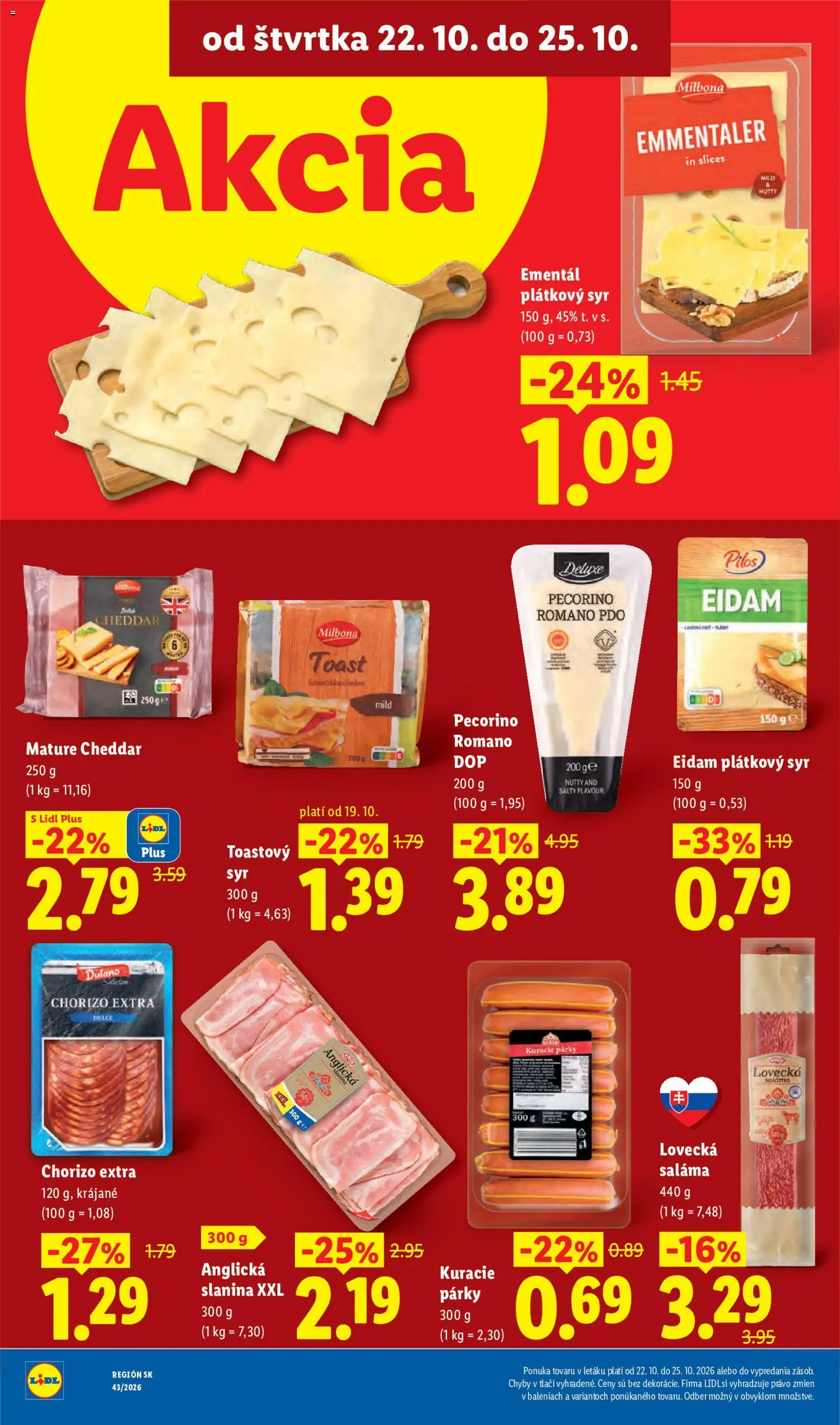 Nové Lidl akcie – leták je platný od 19.10.2026 | Strana: 94