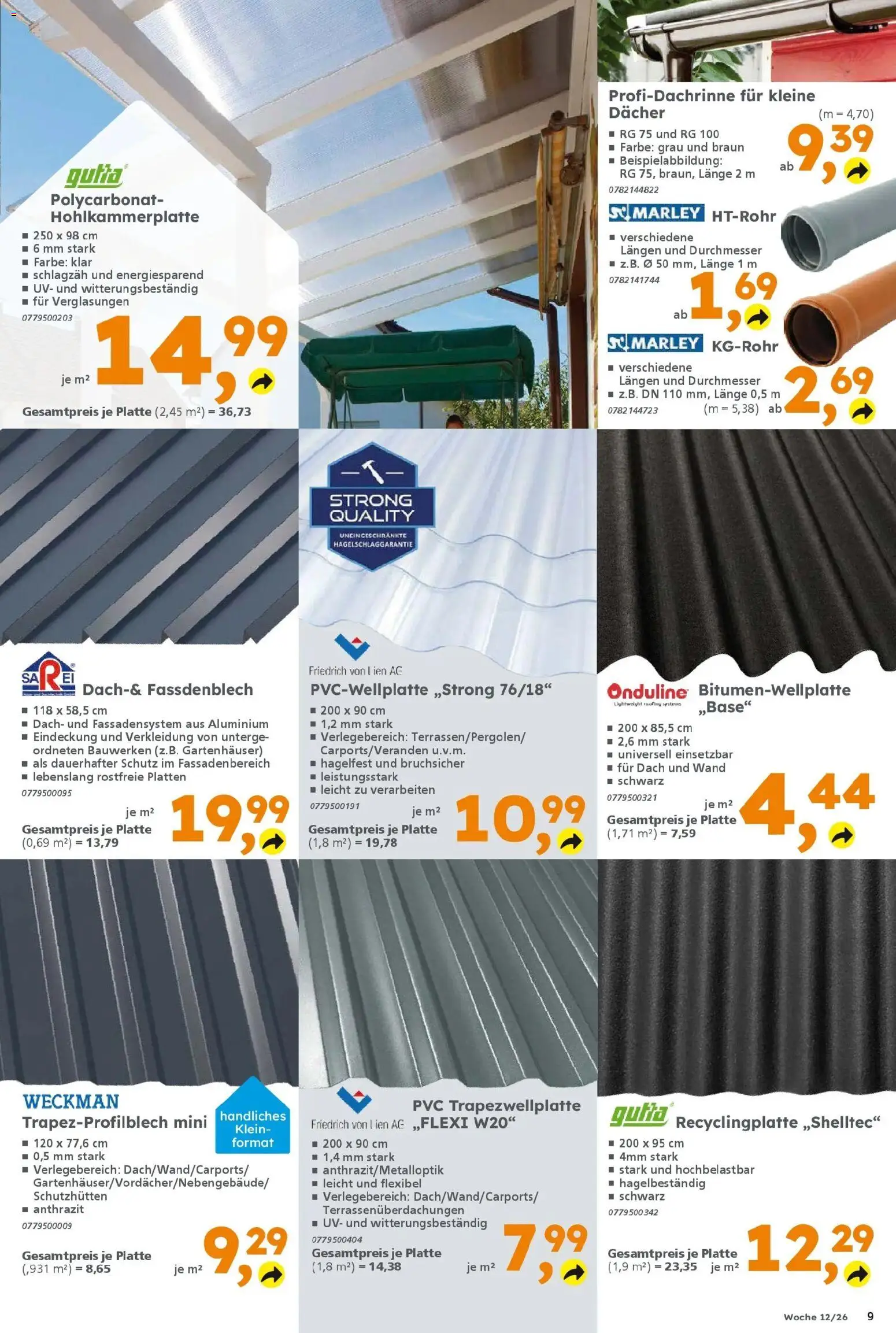 Globus Baumarkt Prospekt Herbolzheim	 – gültig ab 16.03.2026 | Seite: 9