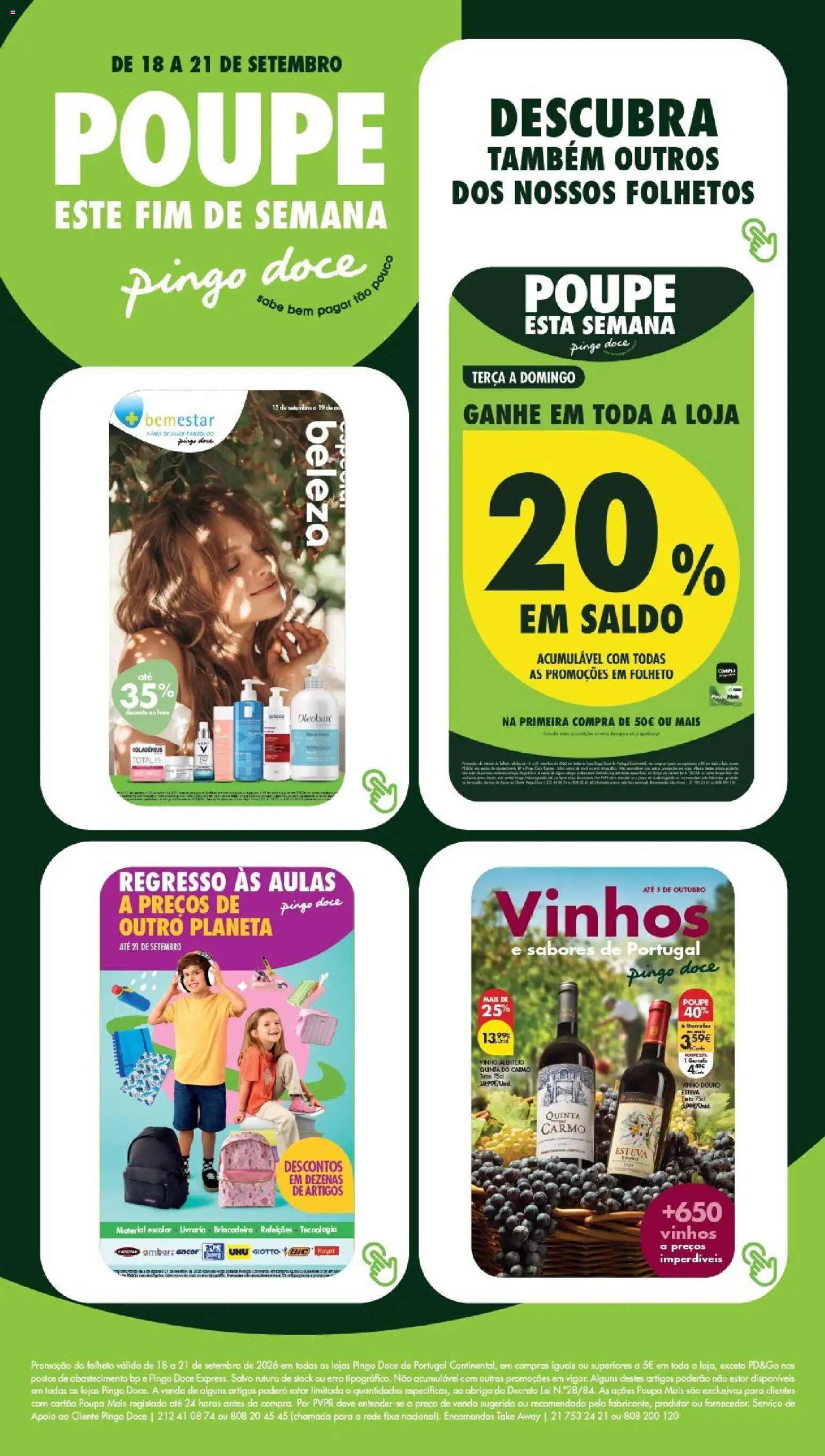 Pingo Doce Poupe este Fim de Semana │ válido de 18/09/2026 | Página: 20 | Produtos: Vinho