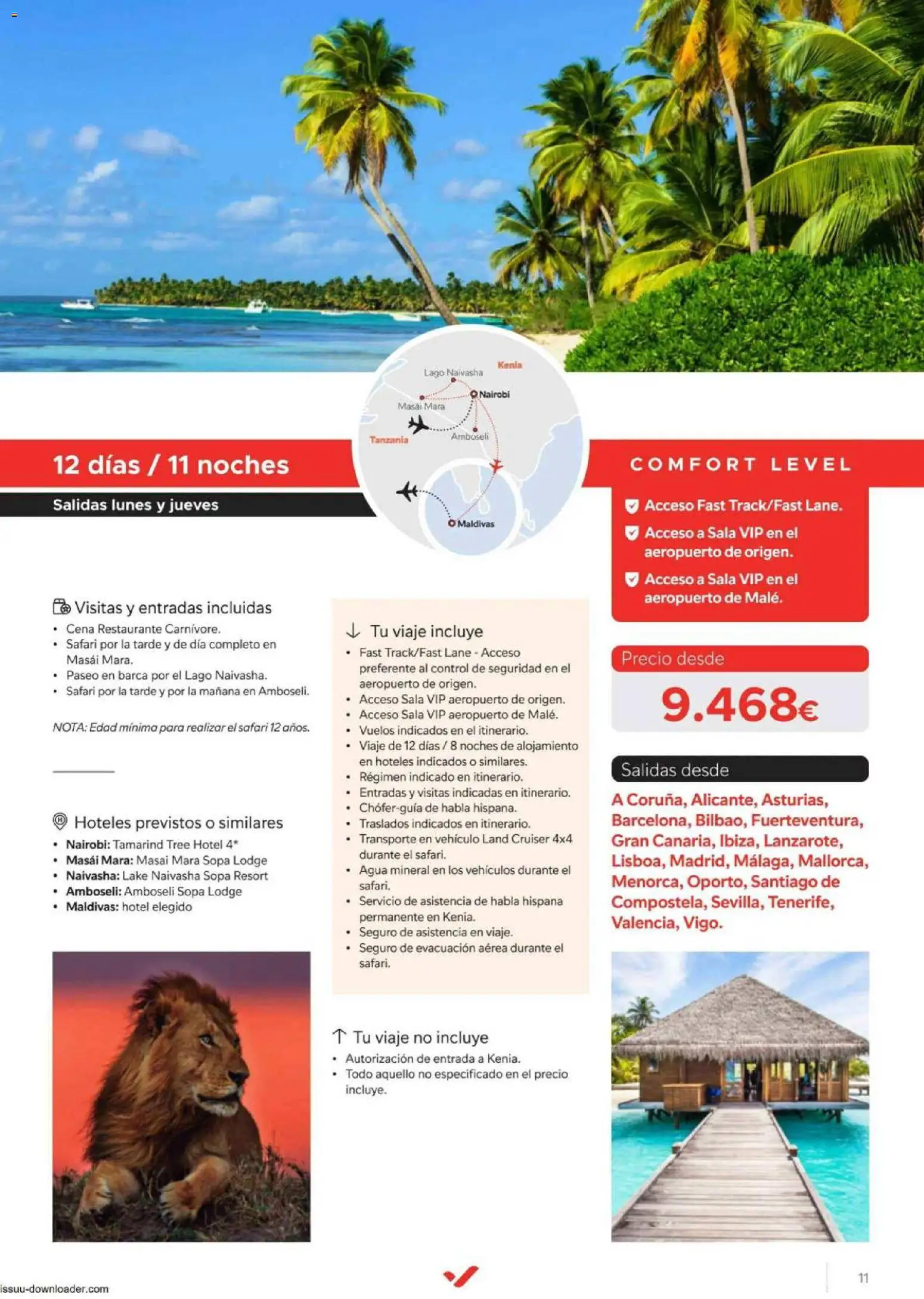 Halcón Viajes Comfort level 2026 │ válido desde el 04.06.2026 | Página: 11 | Productos: Agua mineral
