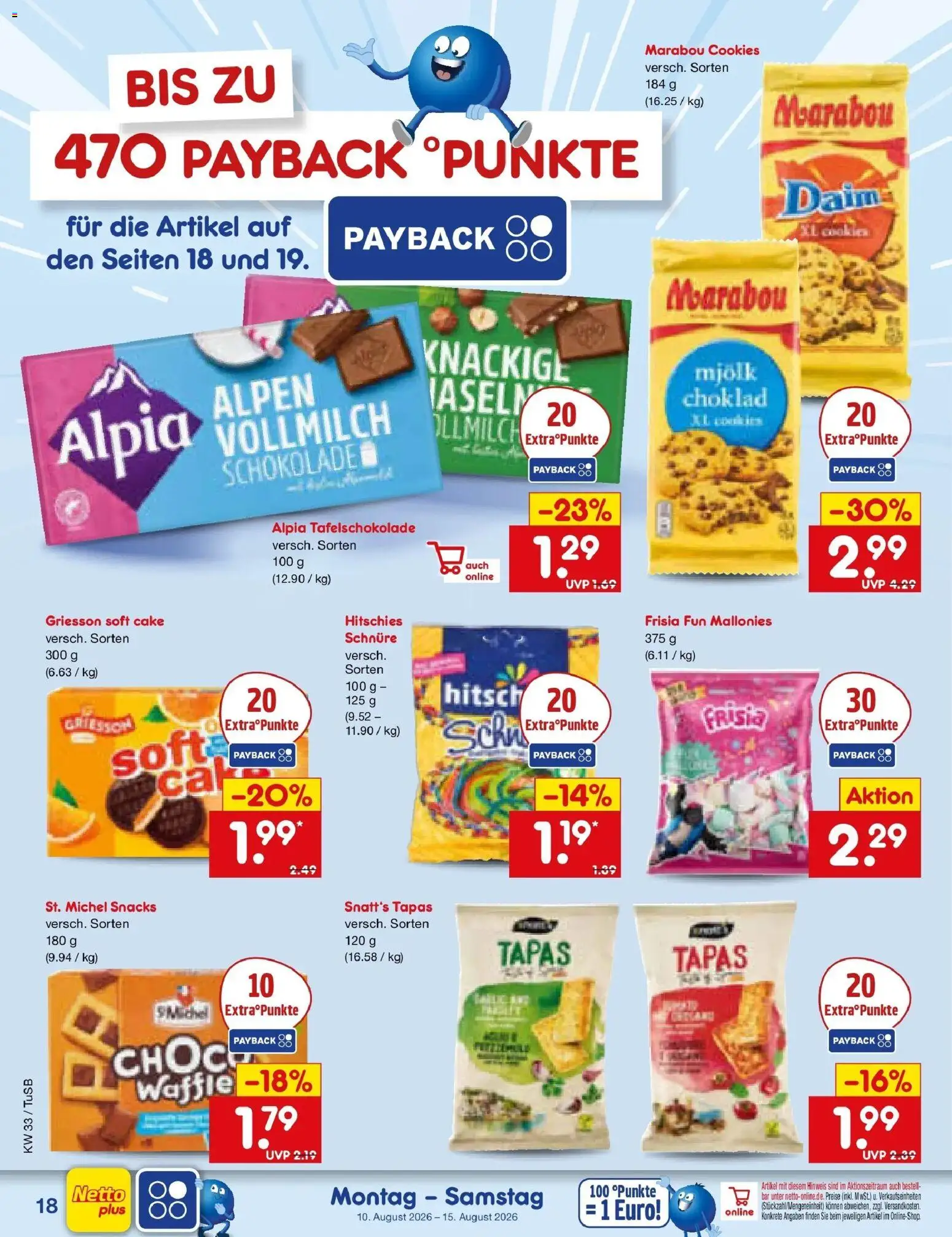 Netto Marken-Discount Prospekt Lahr-Langenwinkel – gültig ab 10.08.2026 | Seite: 24 | Produkte: Schokolade
