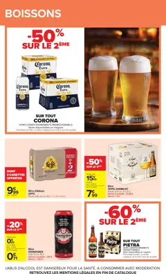 Carrefour - Prévisualisation de Bie d'Abbaye LEFFE, Blonde, 6,6% vol., 6 x 50 cl + 2 x 50 cl offerts. valide à partir de 24/08/2026 | Page: 51 | Produits: Leffe, Bière d’abbaye, Biere forte, Bière