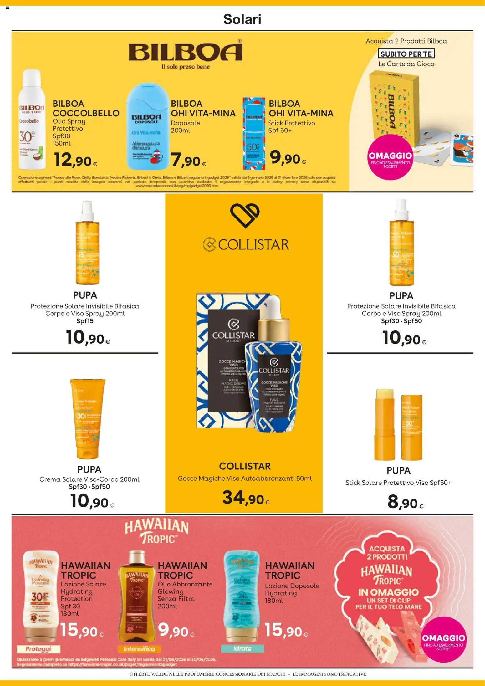 Volantino Idea bellezza del 29.05.2026 | Pagina: 2 | Prodotti: Crema solare, Tè, Olio abbronzante, Olio