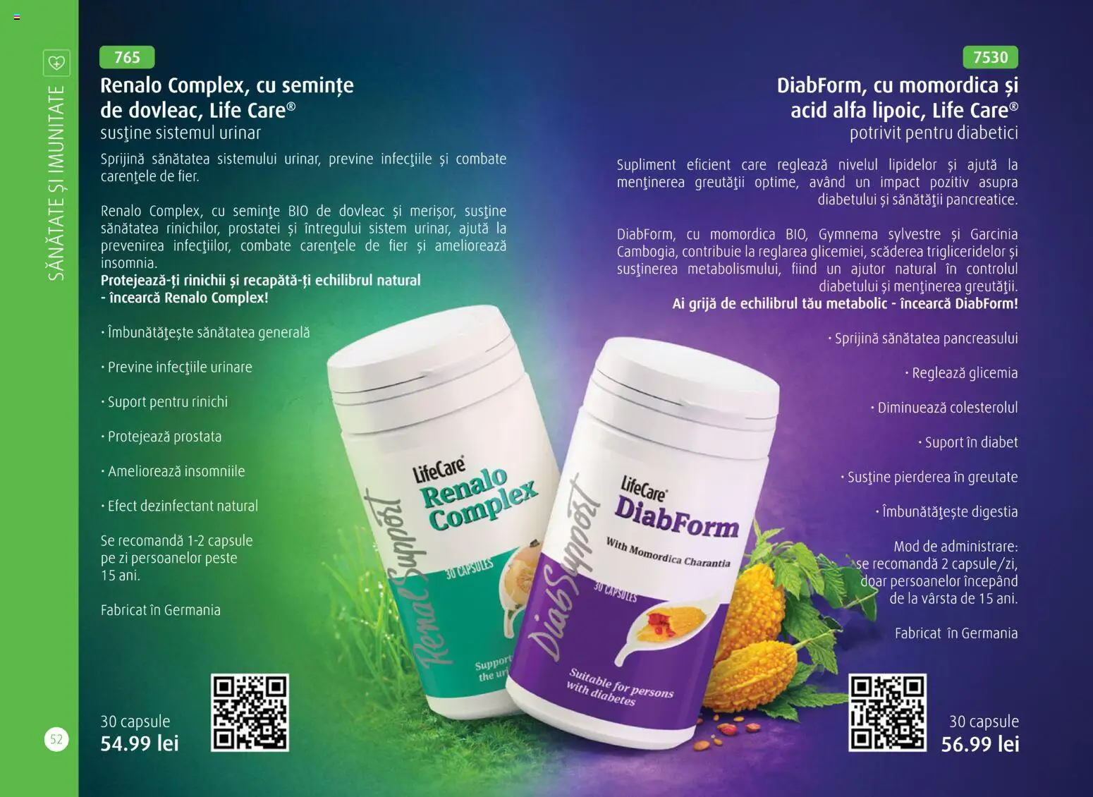 Noul catalog Life Care – valabil de la 01.04.2026 | Pagină: 54 | Produse: Şerit ödül, Dovleac, Peluş Köpek Yatağı, Pește