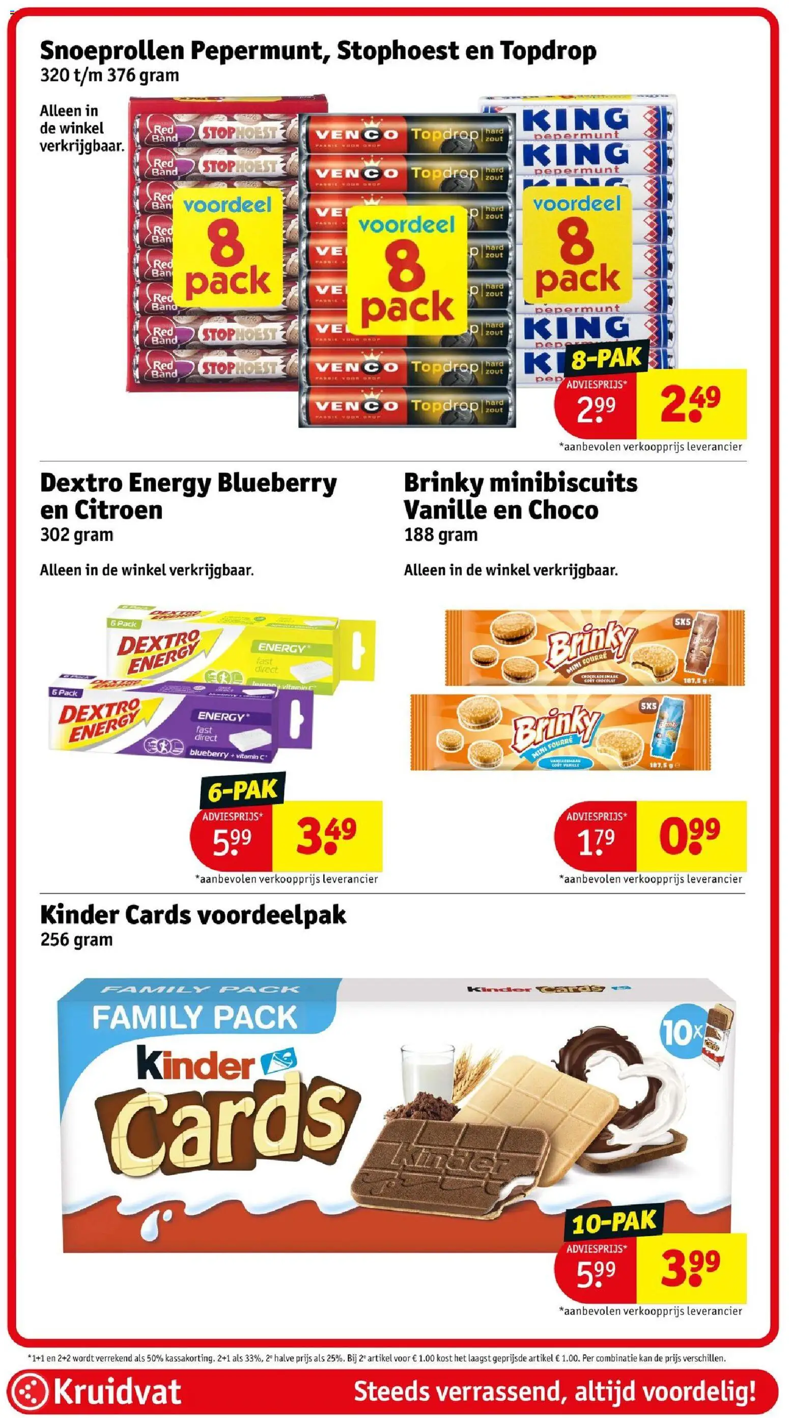 {H1} | Pagina: 119 | Producten: Vanille, Kinder, Pepermunt, Zout