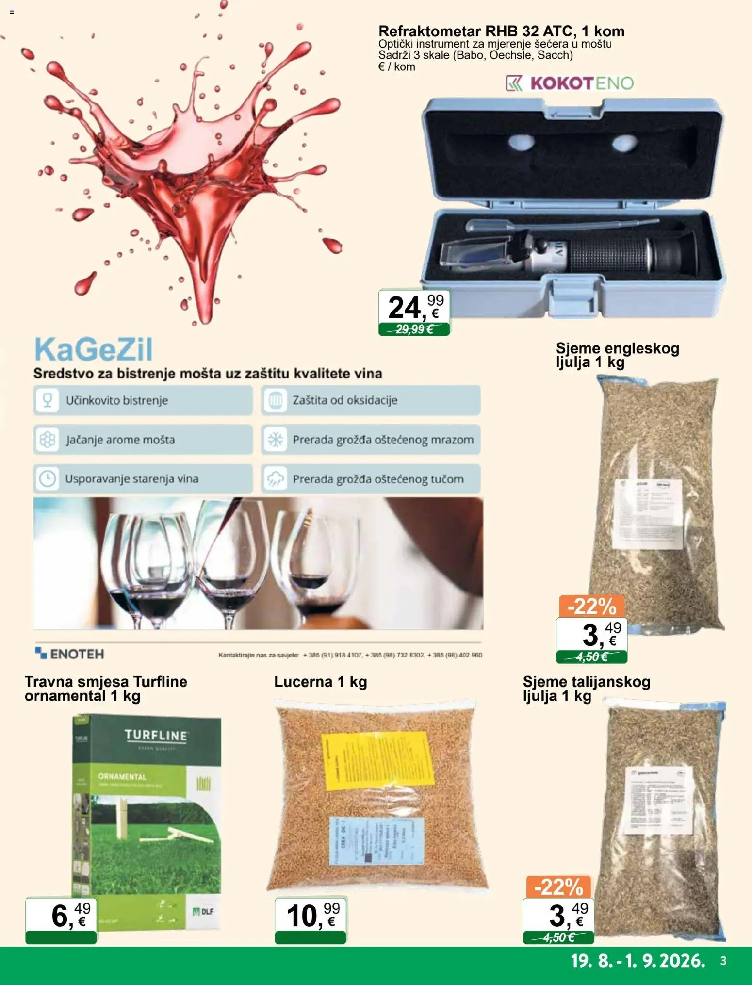 KTC katalog | vrijedi od 19.08.2026 | Stranica: 3 | Proizvodi: Travna smjesa