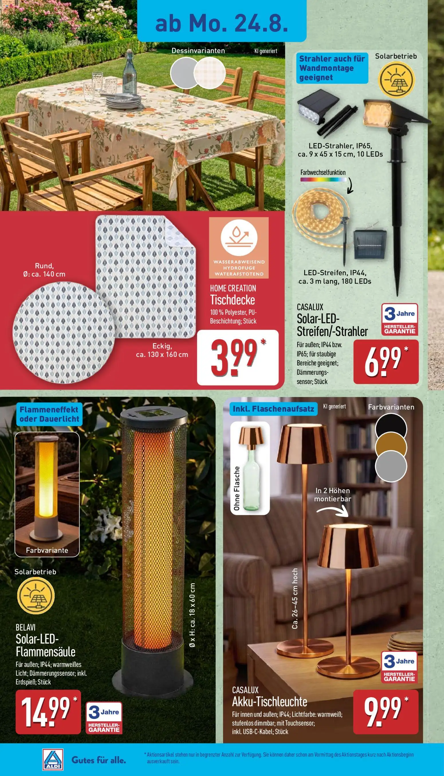 Aldi Prospekt – gültig ab 24.08.2026 | Seite: 5 | Produkte: Belavi, Home creation